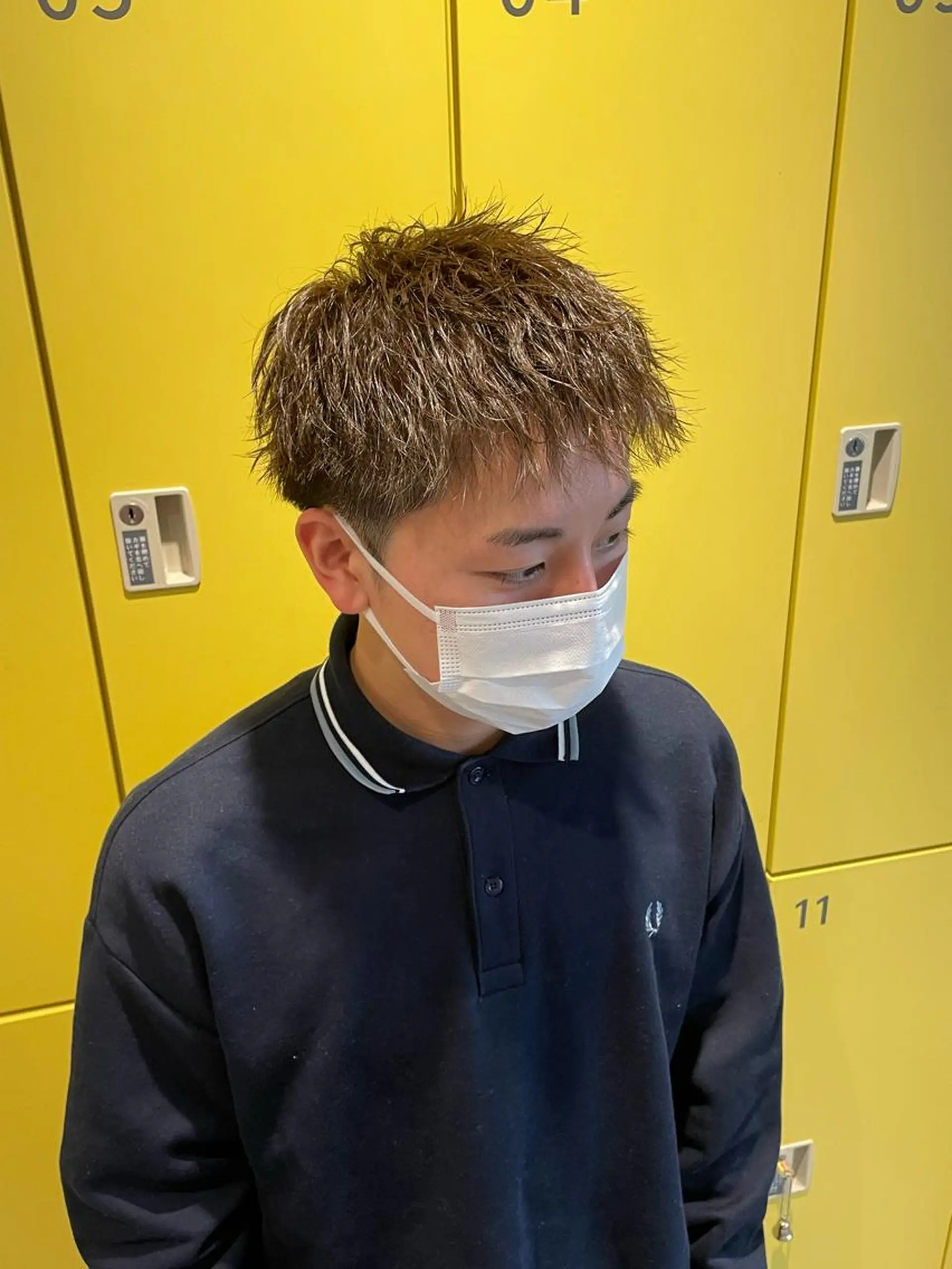 パーマ メンズ Le'a所属・渋谷/フェード/ 國分 翔のヘアスタイル