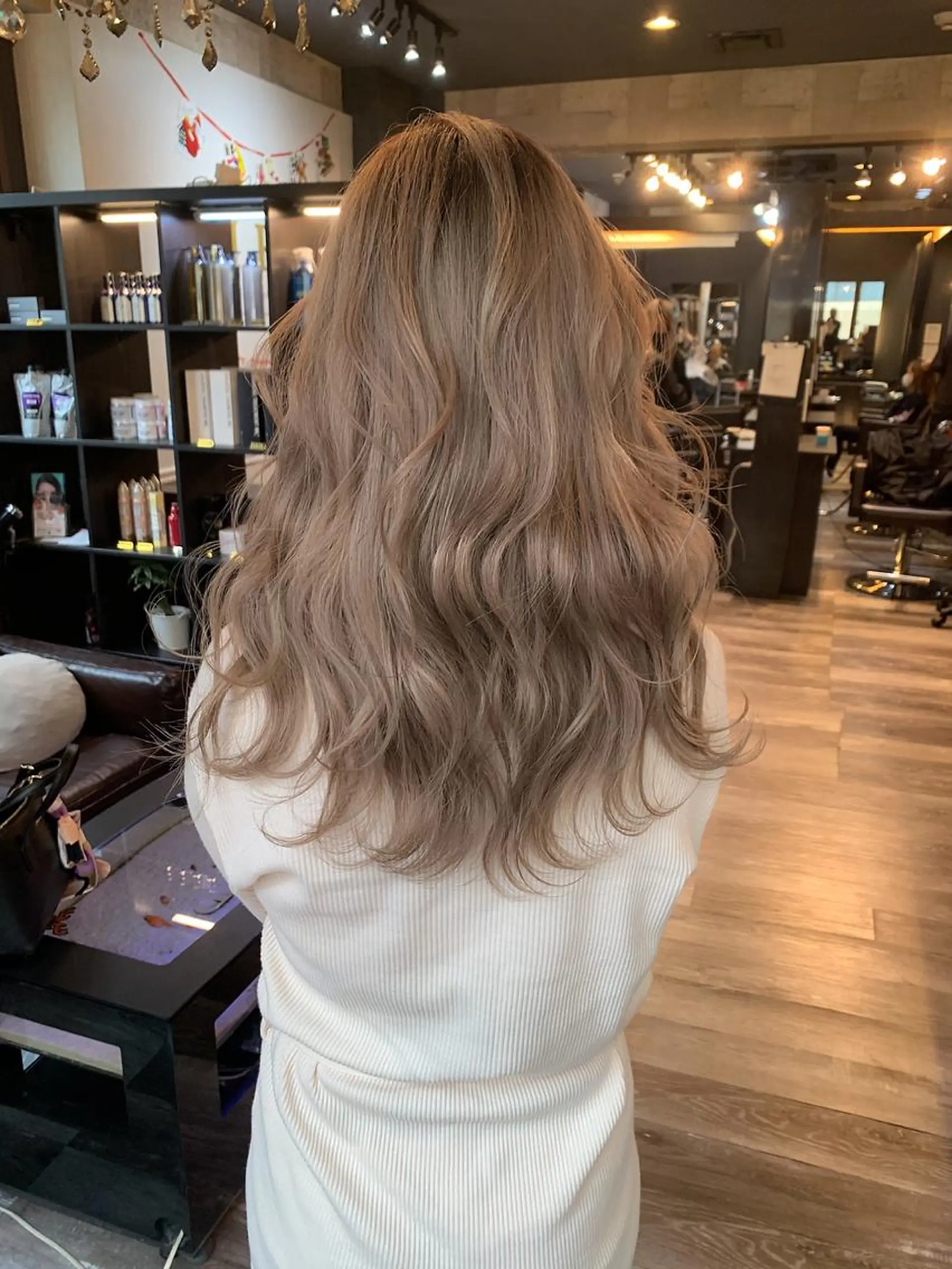 ロング ヘアカラー トリートメント ヘアセット KIRA スズキ タクヤ／店長のヘアスタイル