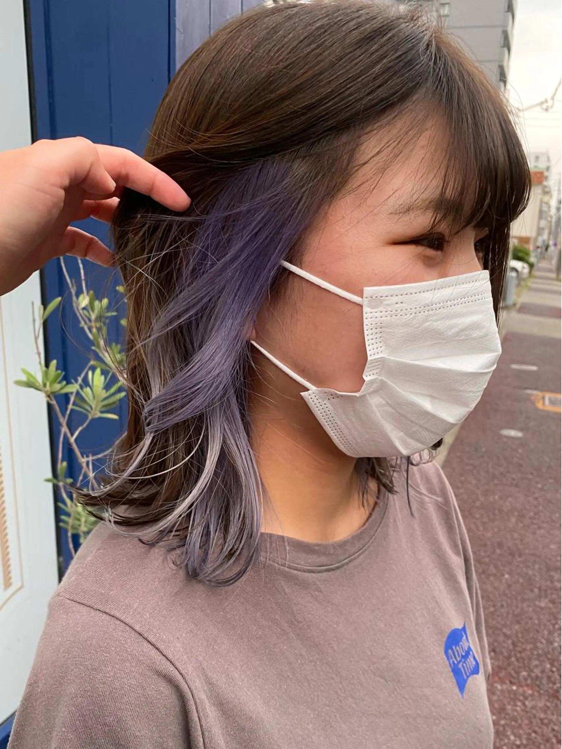 ミディアム 中尾 未来/艶カラー /カットモデルのヘアスタイル