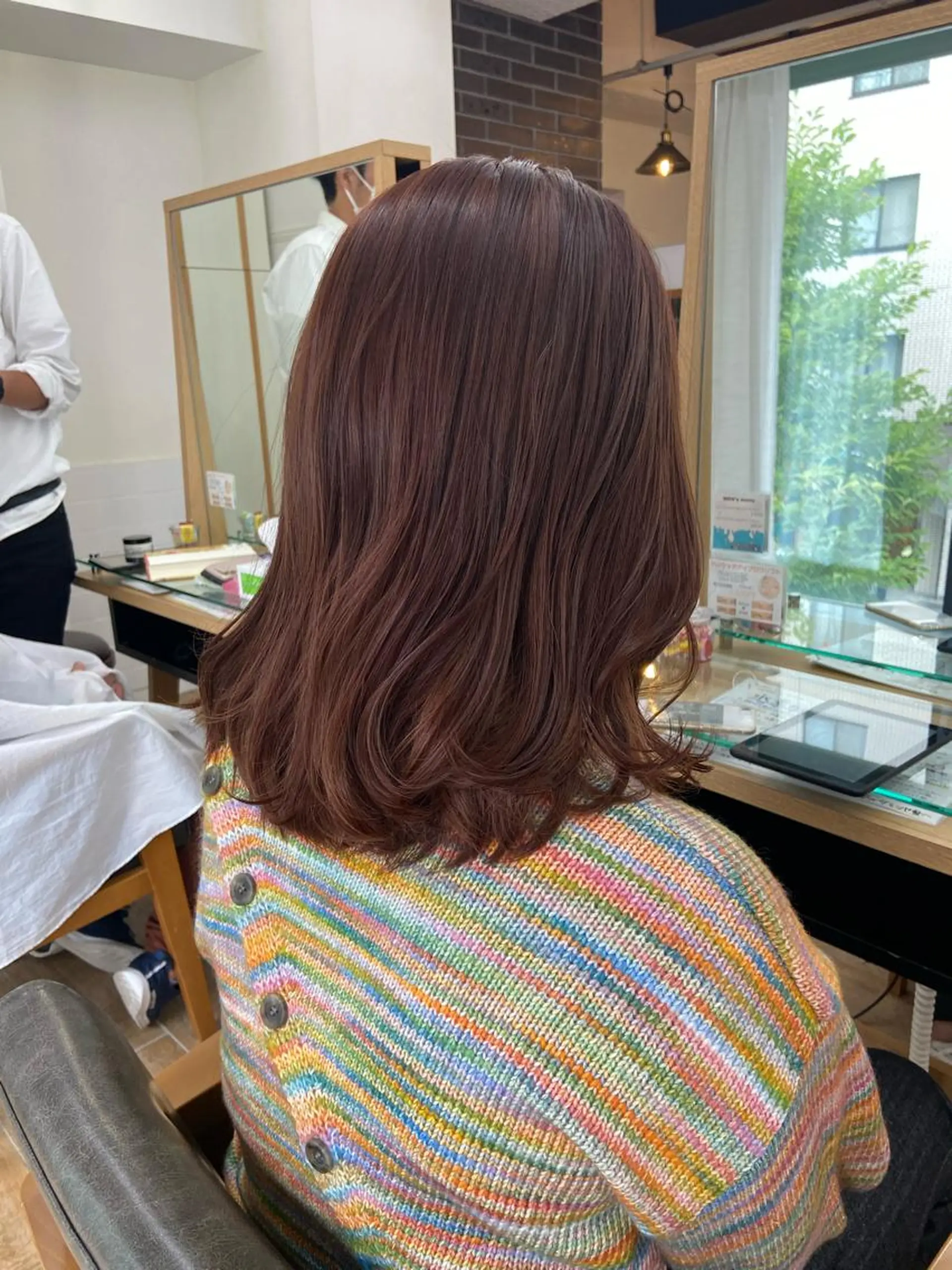 ミディアム カラー カット ヘアカラー トリートメント ダブルカラー 🌙ｃｈｉｎａｒｉのヘアスタイル