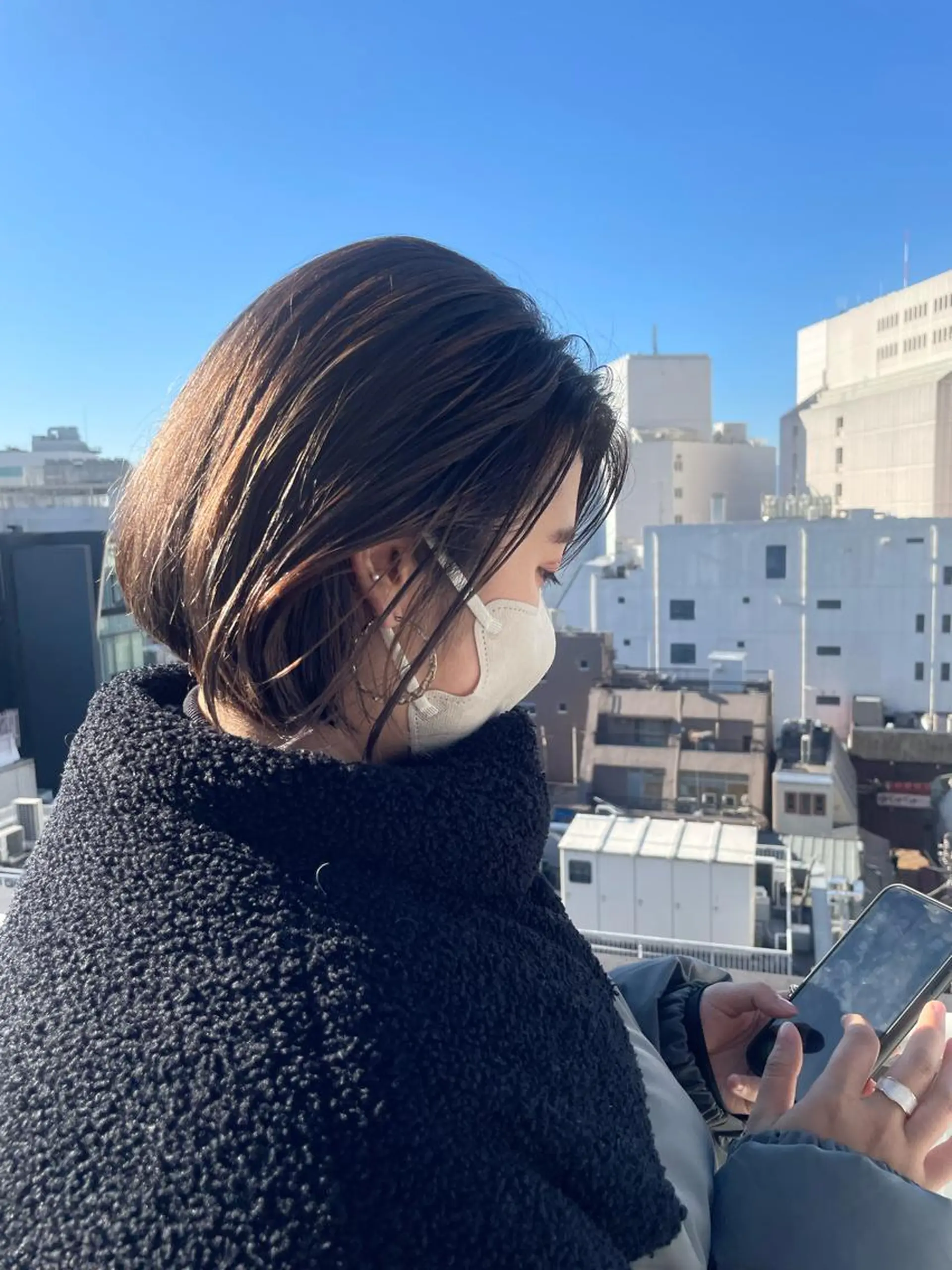 ショート ボブ 【20代ダメージ毛に 髪質改善】のヘアスタイル