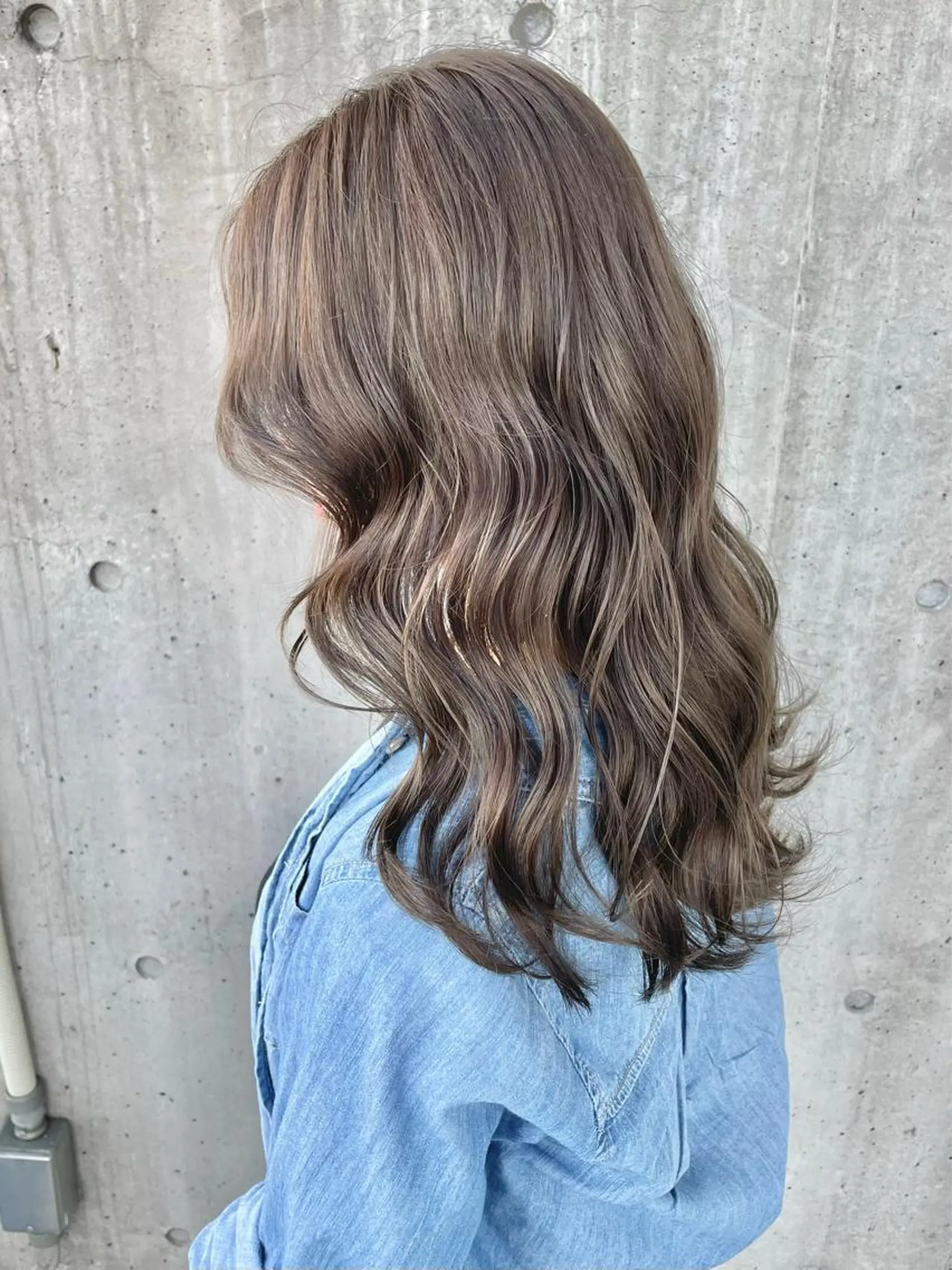 セミロング カラー 🌟透明感カラー 🌟松岡勇輝のヘアスタイル