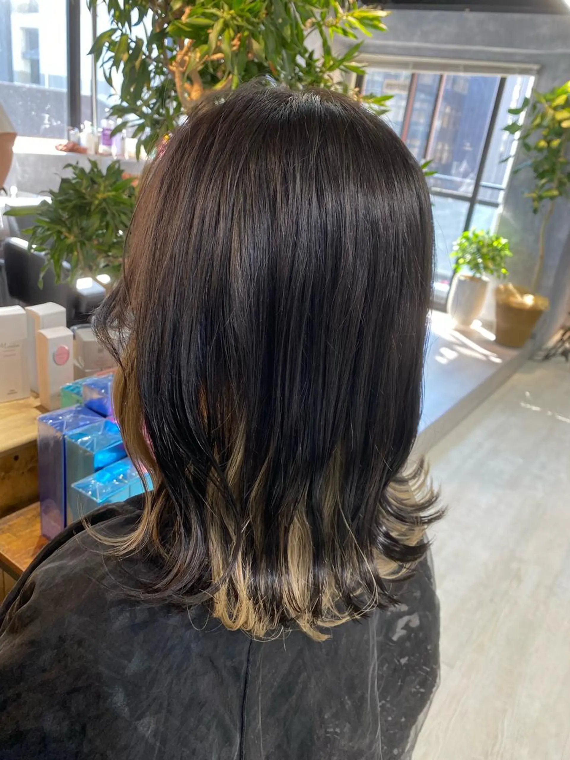 ミディアム 【.ico】心斎橋/ ウルフ/飛田ゆうきのヘアスタイル