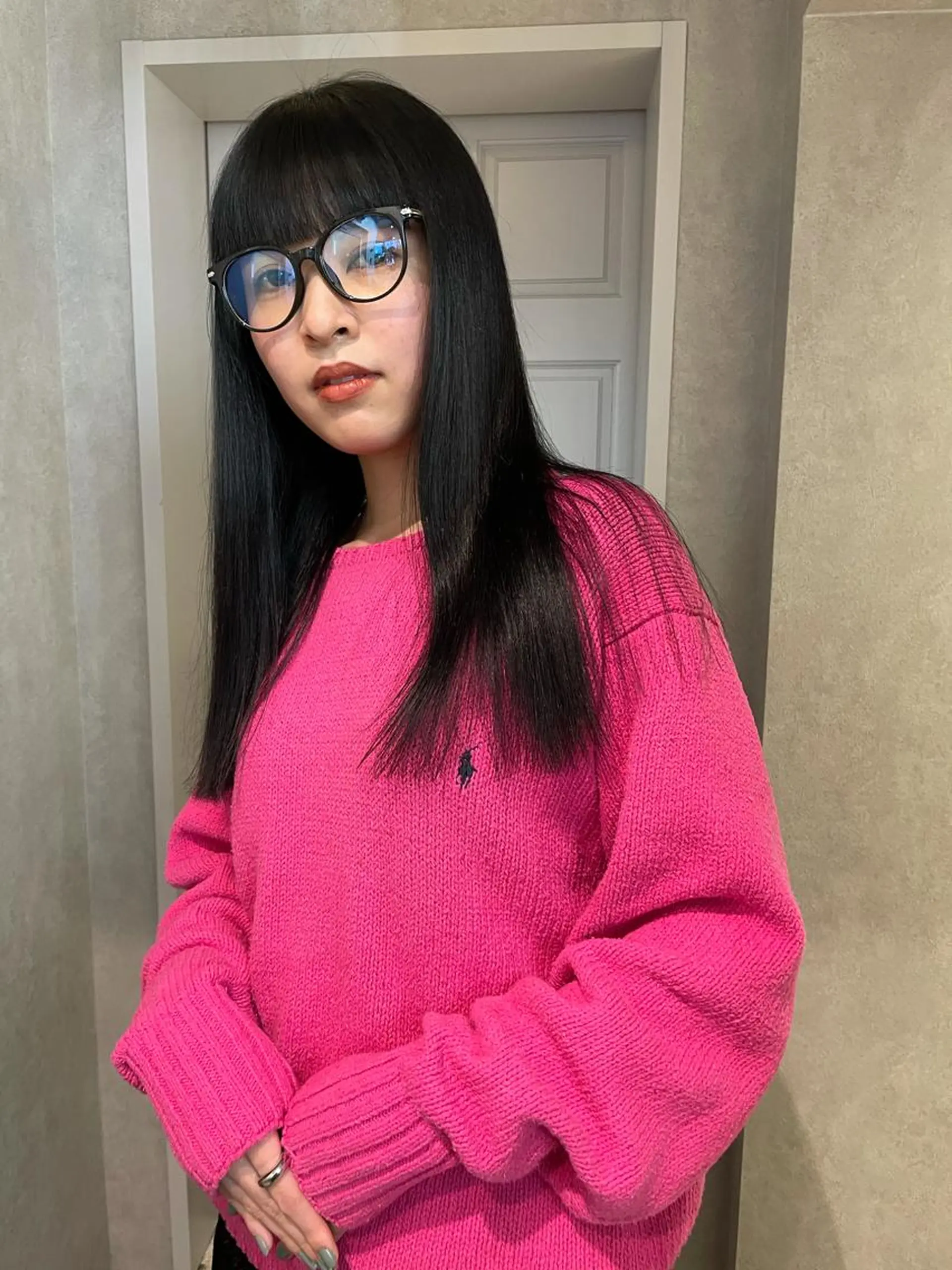 ロング カラー 透明感カラー ヘアカラー ナチュラル透明感🌱 小山美樹子のヘアスタイル