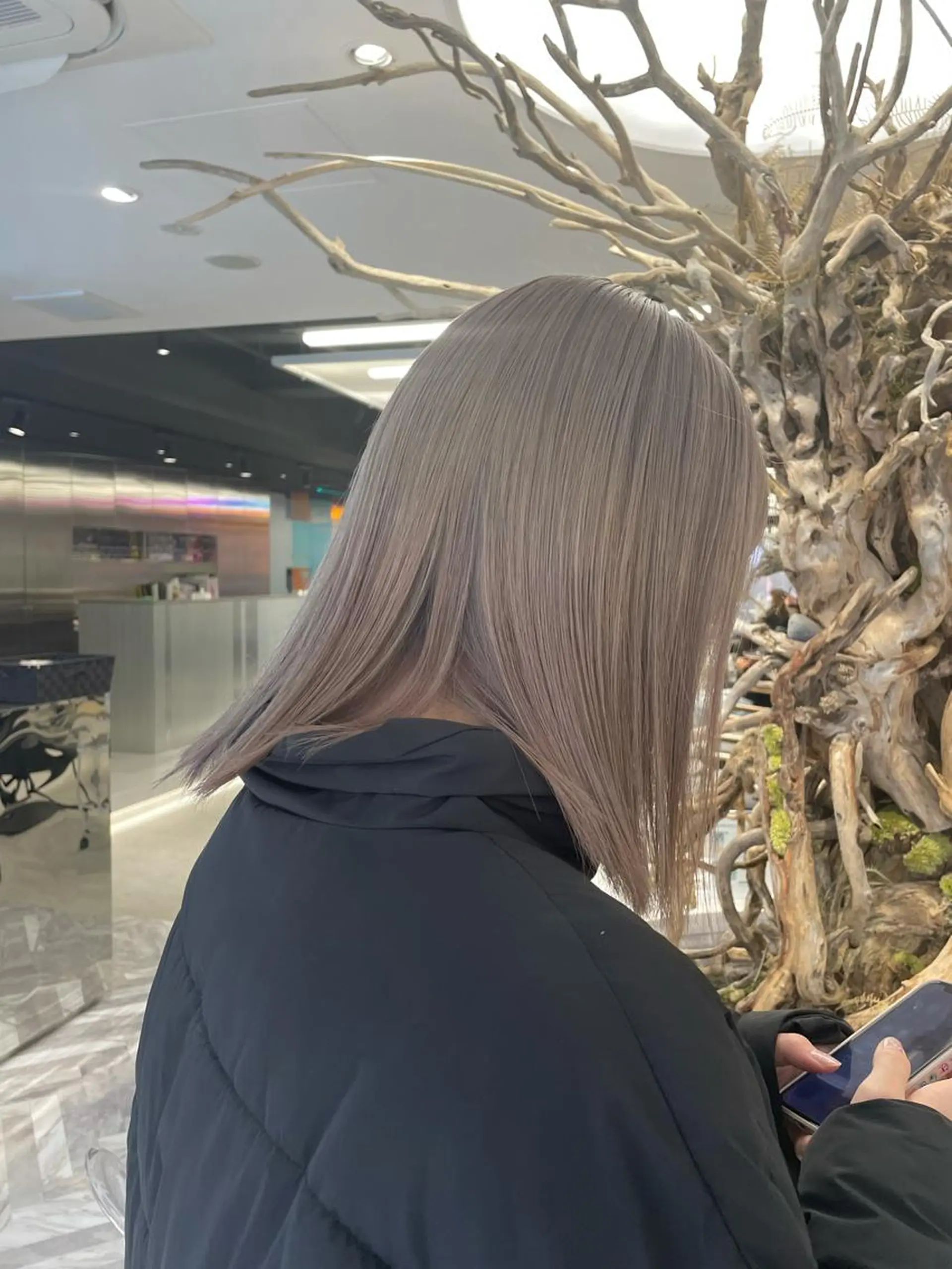 ミディアム カラー ベージュカラー パープルカラー モモ 🍑のマツエク・マツパデザイン