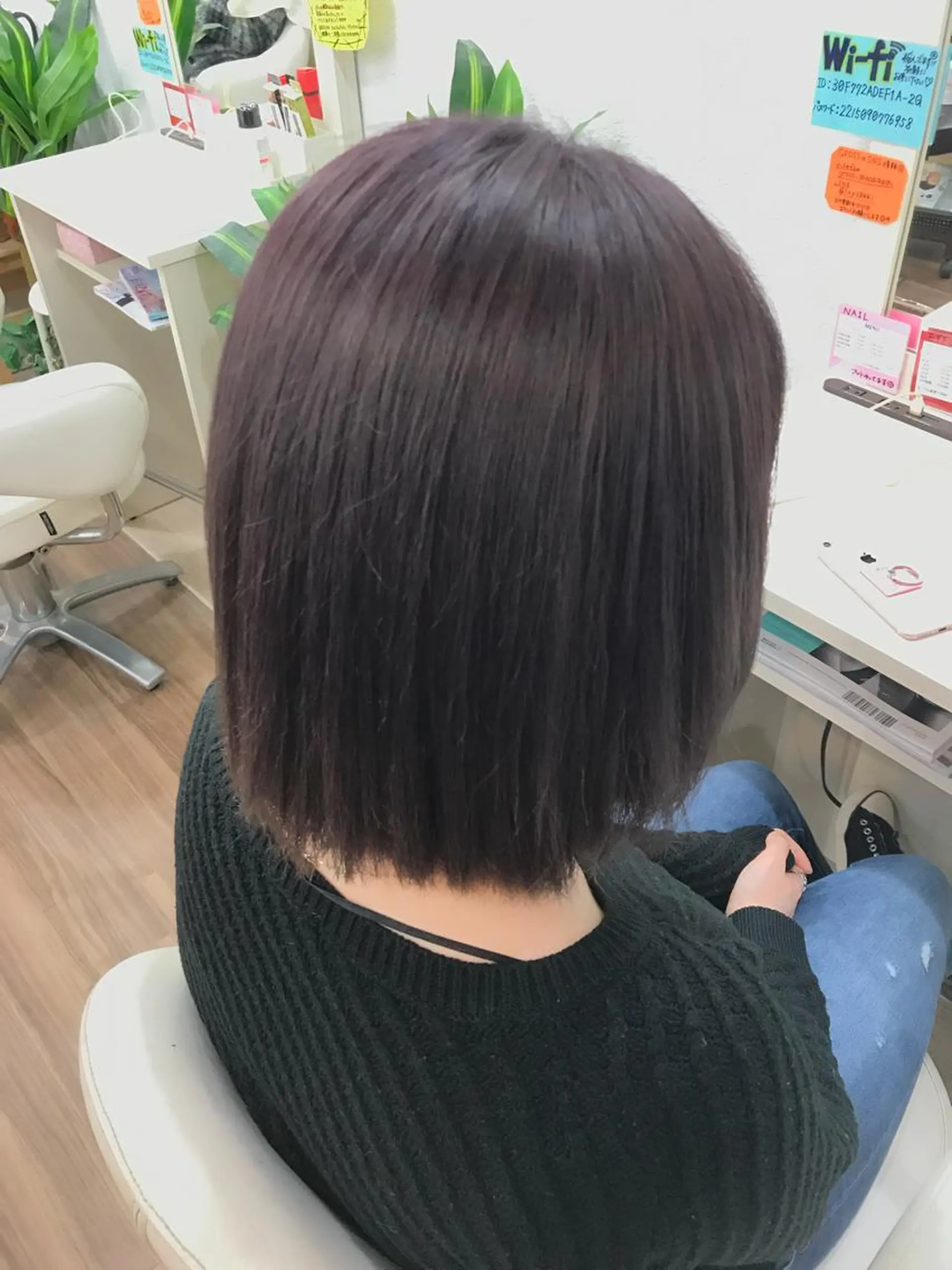 ショート ヘアアレンジ アッシュ 学生 GLOSS 心斎橋 山上のヘアスタイル