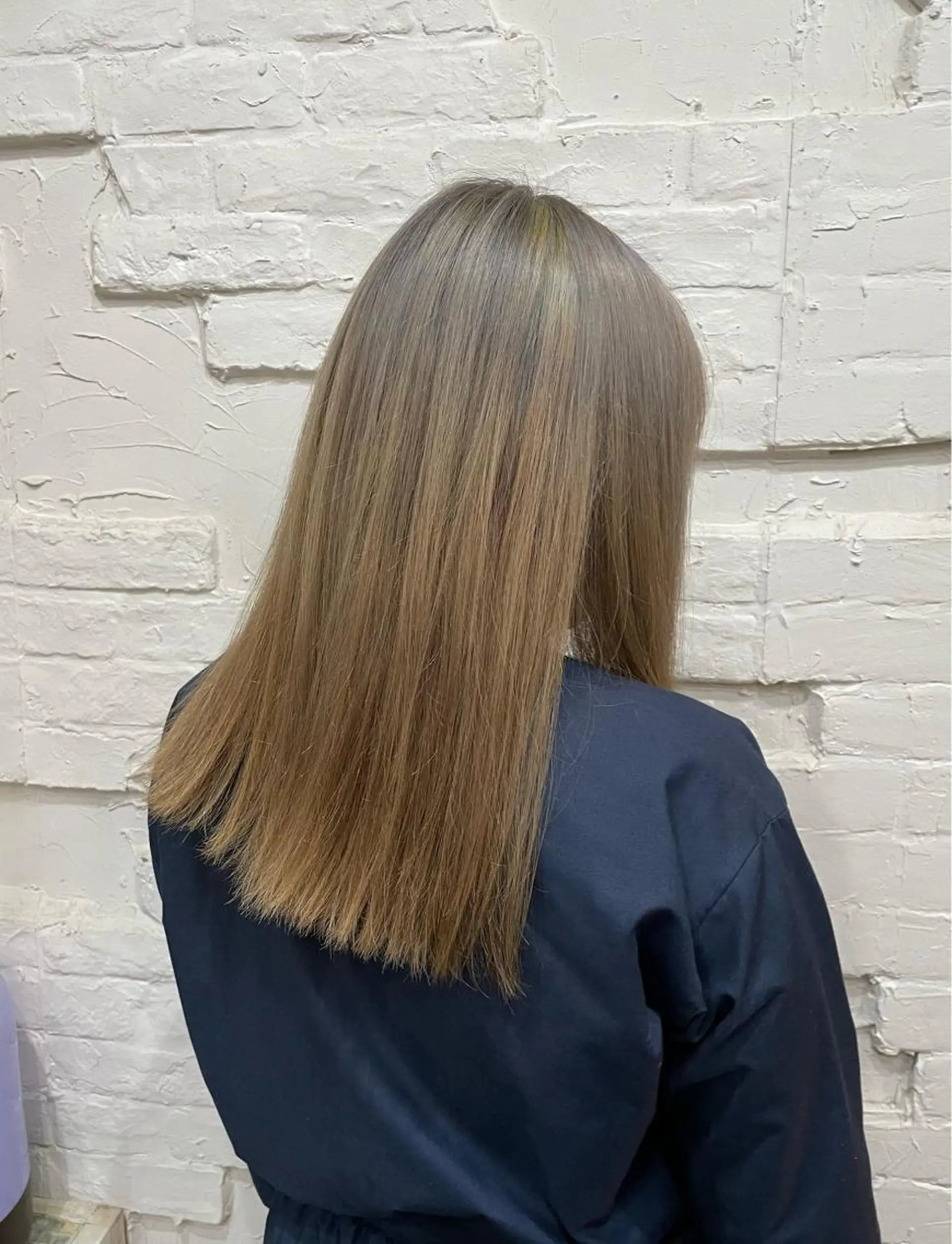 セミロング カラー ヘアアレンジ ヘアカラー トリートメント 【ピンク/韓国ヘア/ ヘアセット】亜海のヘアスタイル