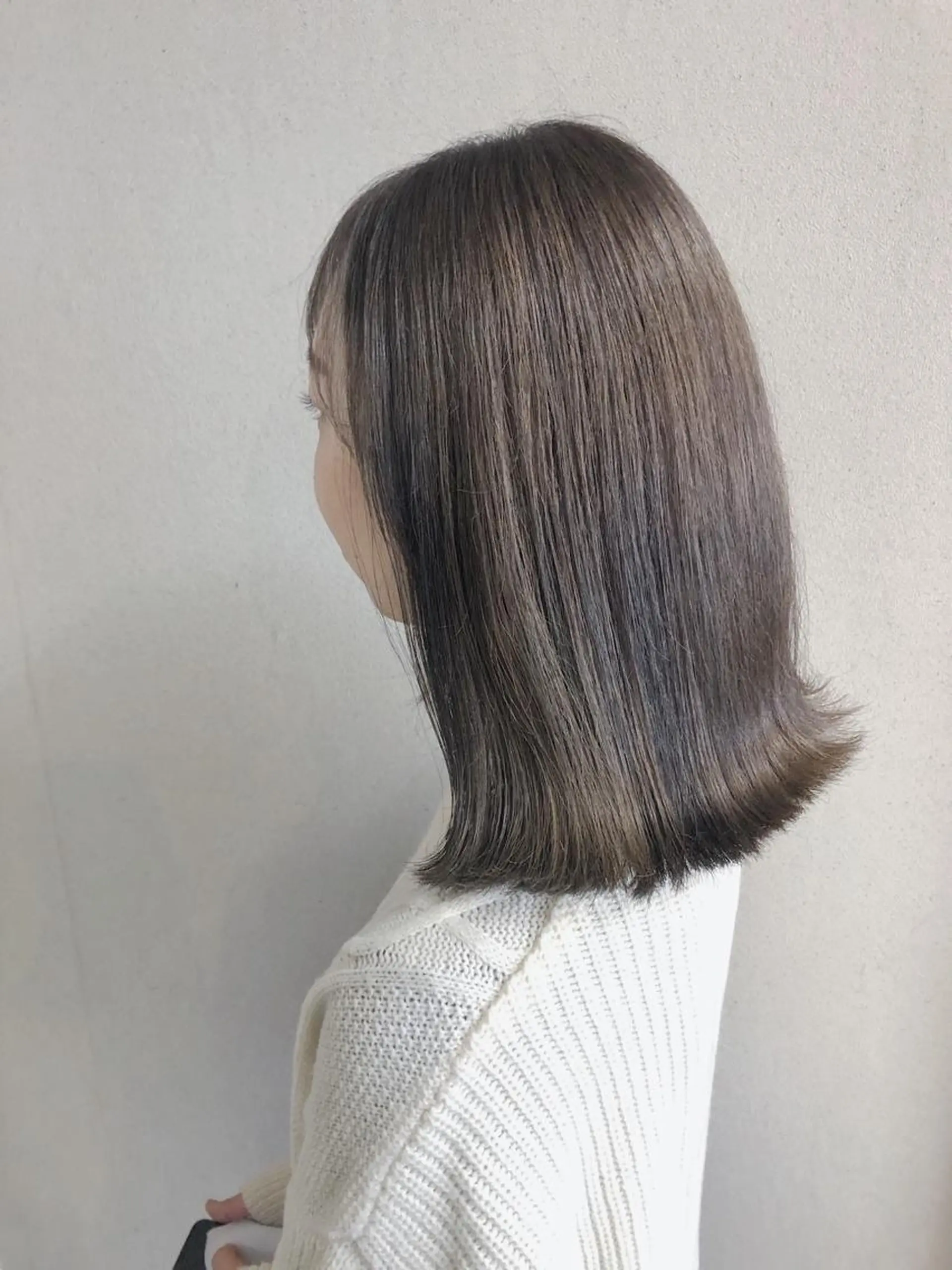 ミディアム カラー ケアブリーチ /髪質 改善/古橋圭史郎のヘアスタイル