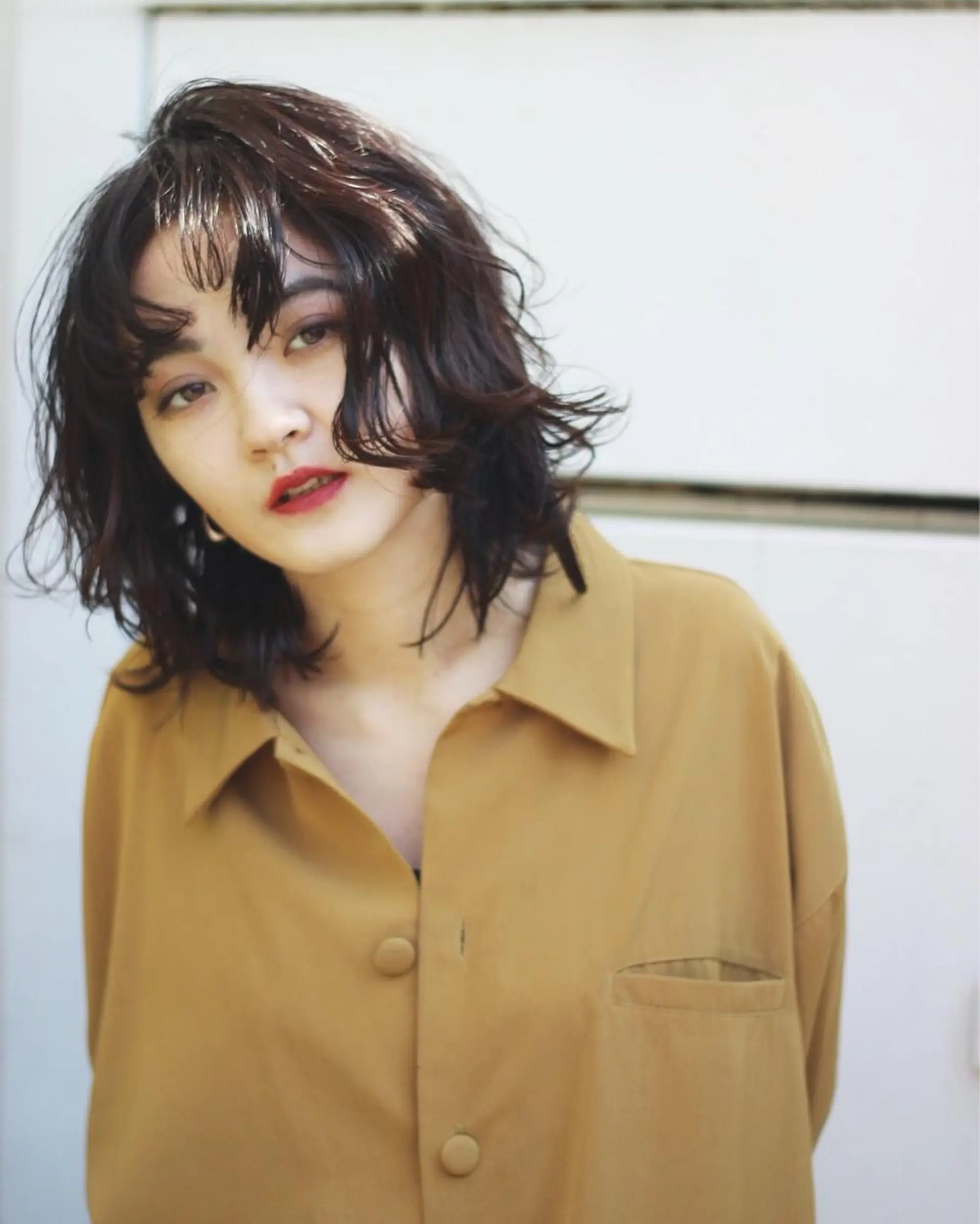 ミディアム パーマ ヘアカラー トリートメント 優作 〜圧倒的信頼〜のヘアスタイル