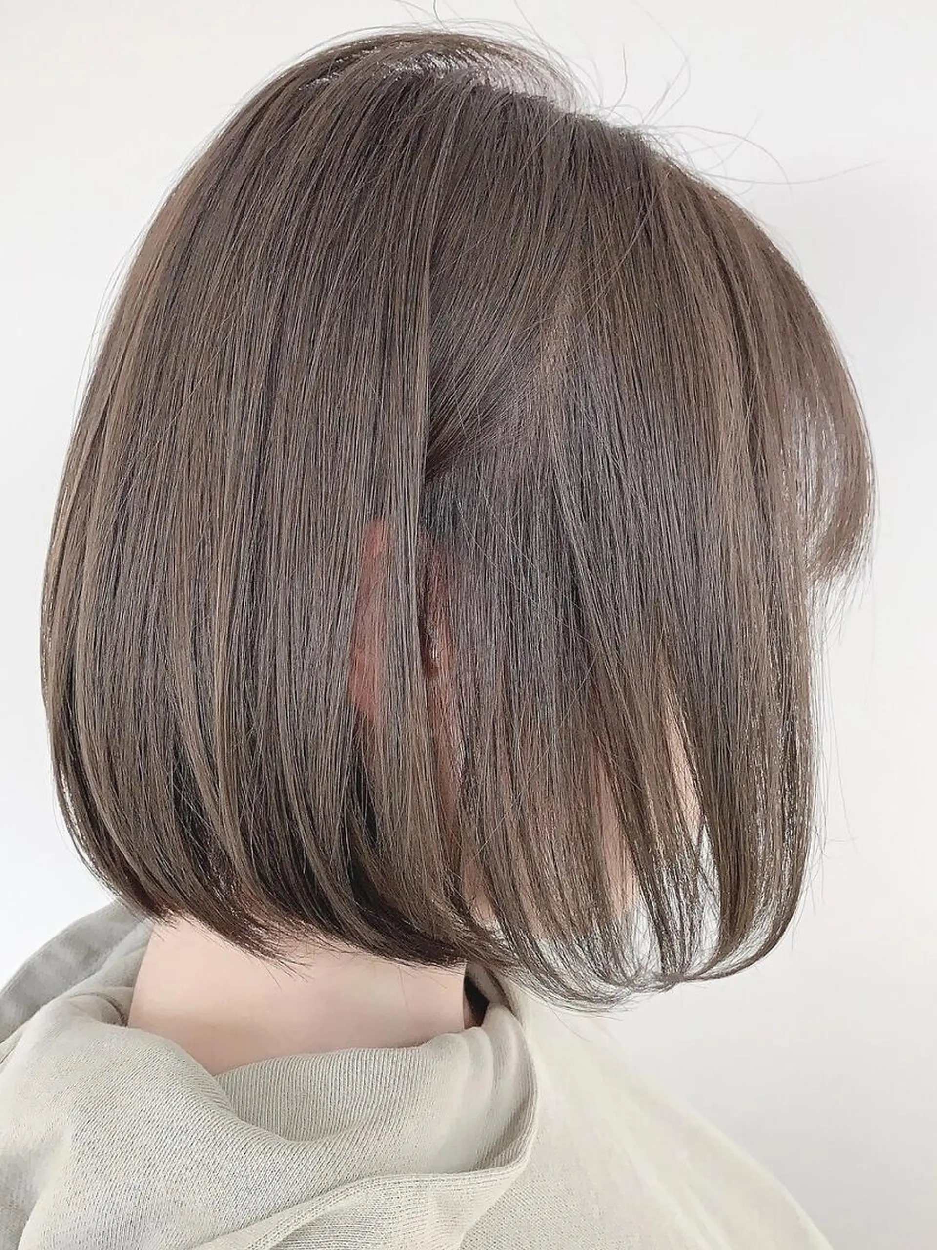 ショート カラー 藤田真凜/ボブ/ショ ート/艶カラー🩶のヘアスタイル