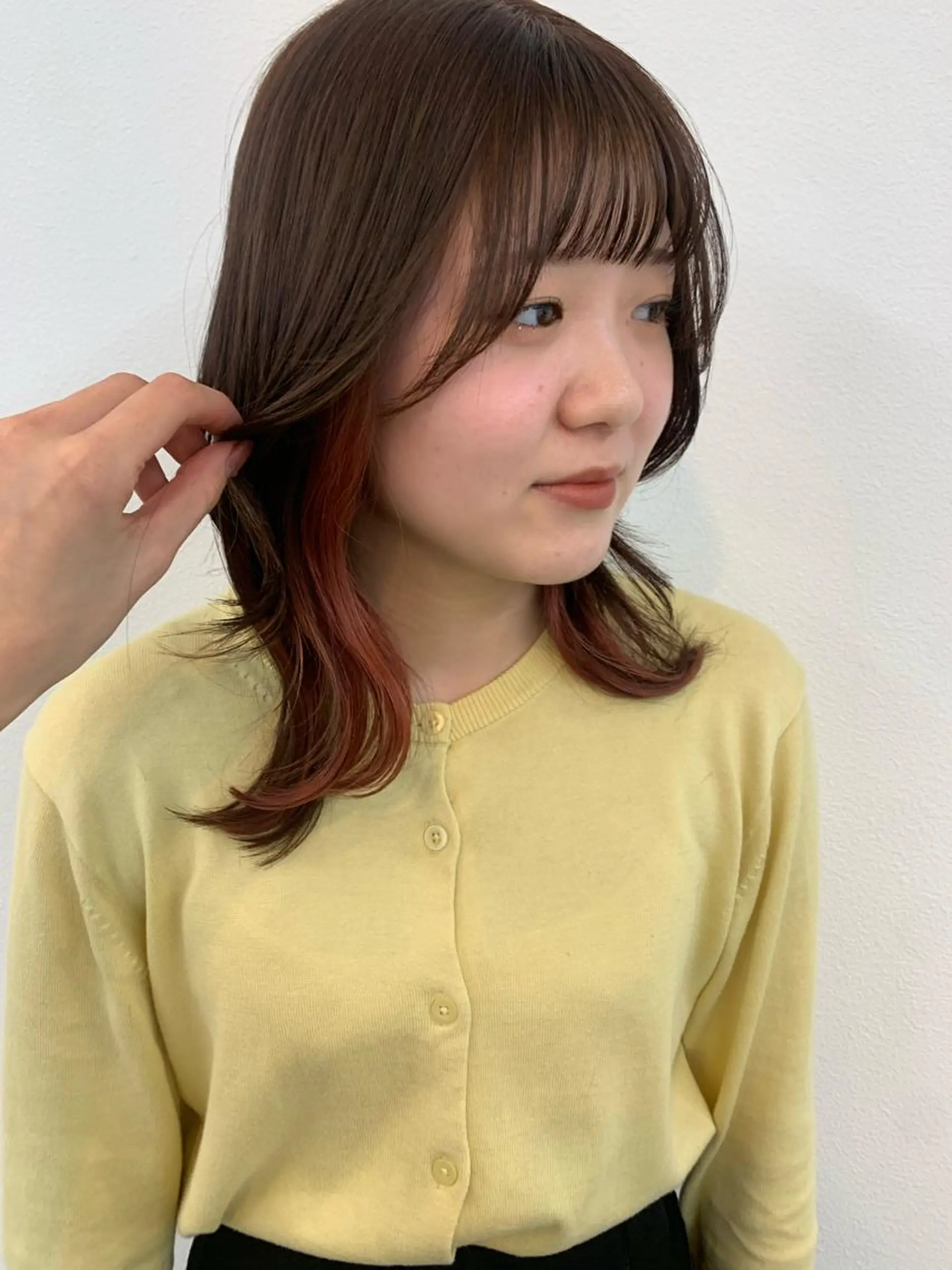 ミディアム カラー cirrus🕊 韓国ヘア♡山縣あかりのヘアスタイル