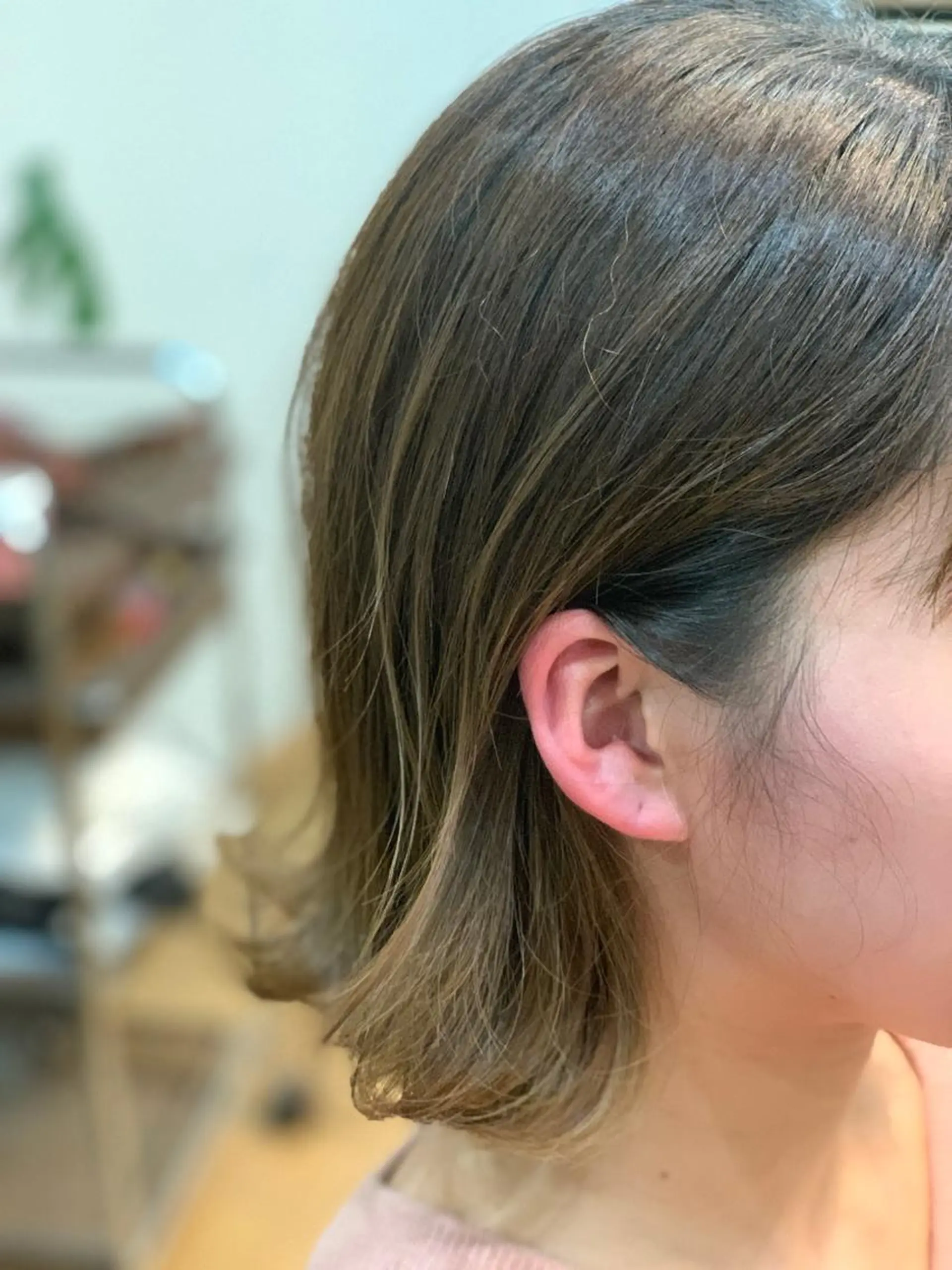 ミディアム カラー 清光 泰之のヘアスタイル