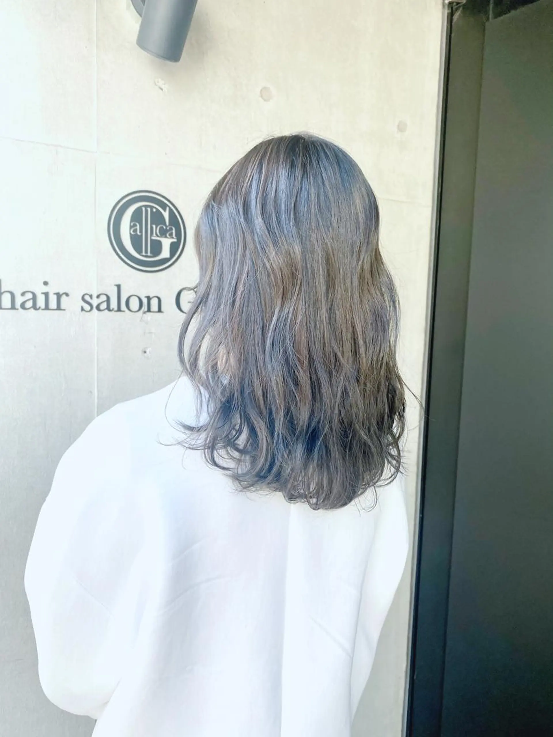 ミディアム カラー 透明感モテ艶髪カラー Gallicaイリサのヘアスタイル