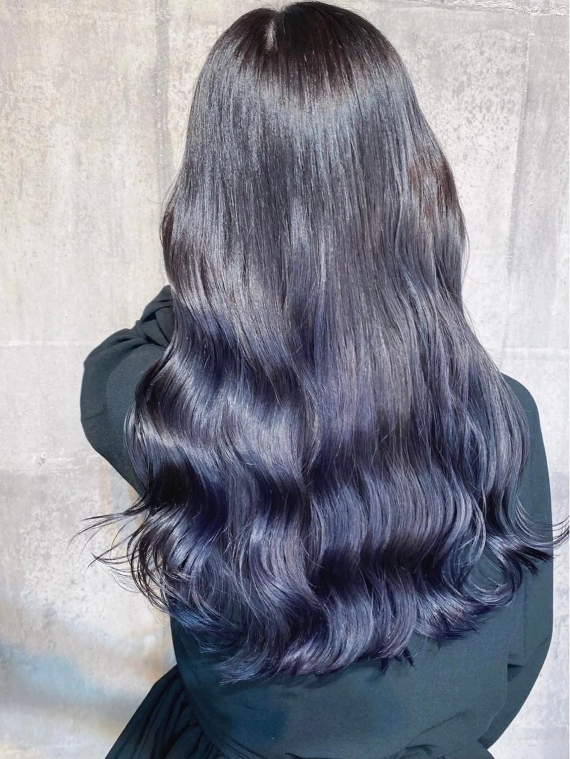 ロング カラー ネイビーカラー 韓国風ヘア 🎗大槻 武士🎗のヘアスタイル