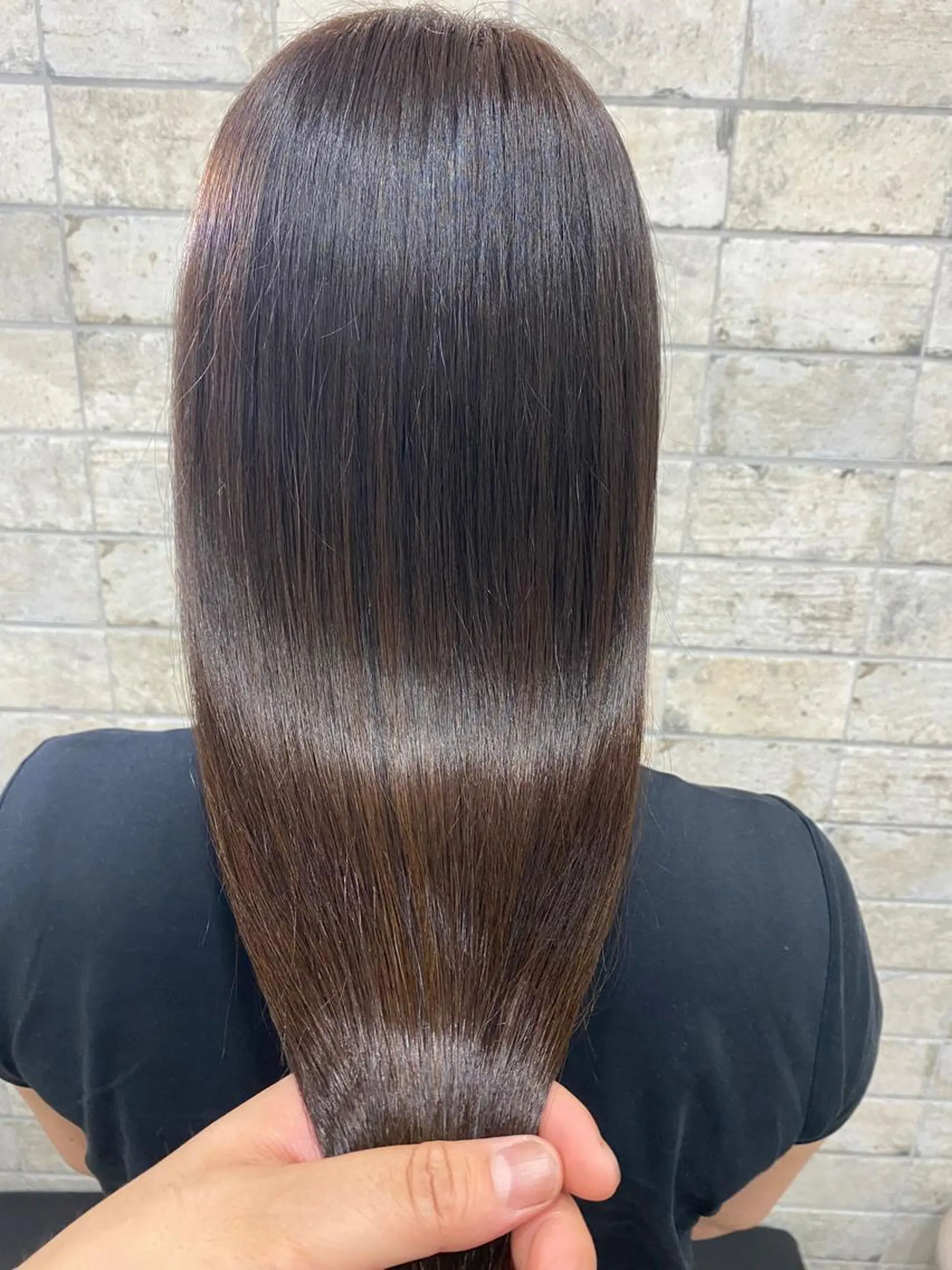 ロング カラー 髪質改善 トリートメント 酸熱トリートメント カット ヘアカラー トリートメント 店長 奈須 雄紀のヘアスタイル