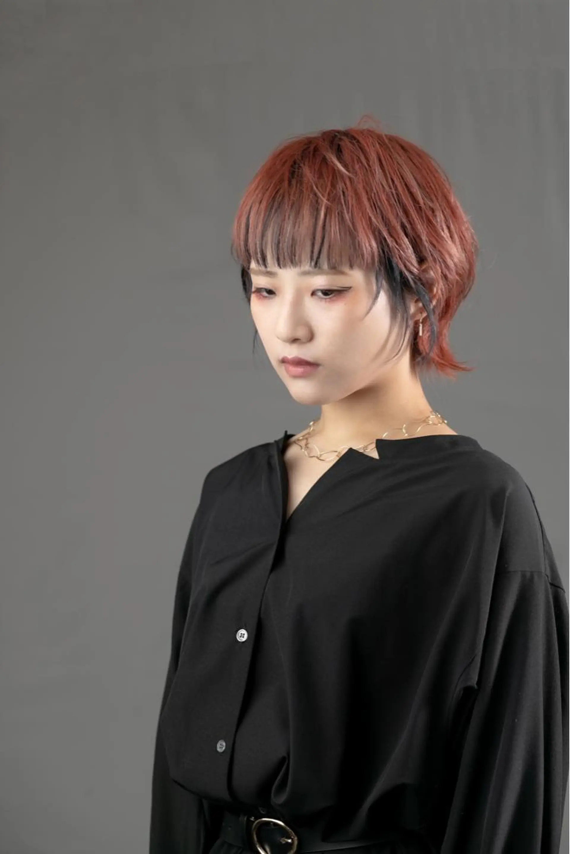 ショート ウルフカット 金沢市/美容師/ 岡島由希美のマツエク・マツパデザイン