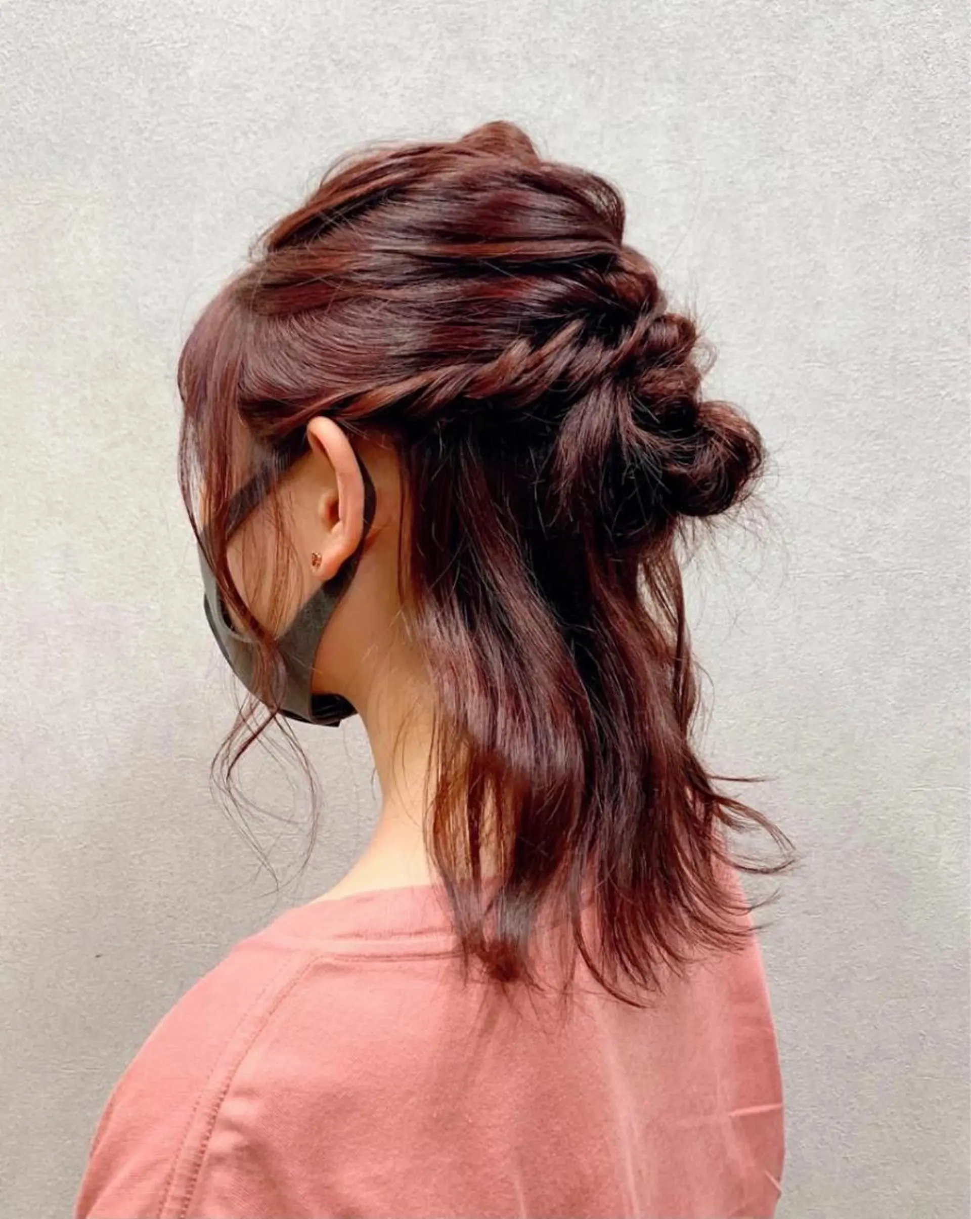 セミロング カラー ヘアアレンジ 似合わせカット/ 艶カラー/いらみなのヘアスタイル