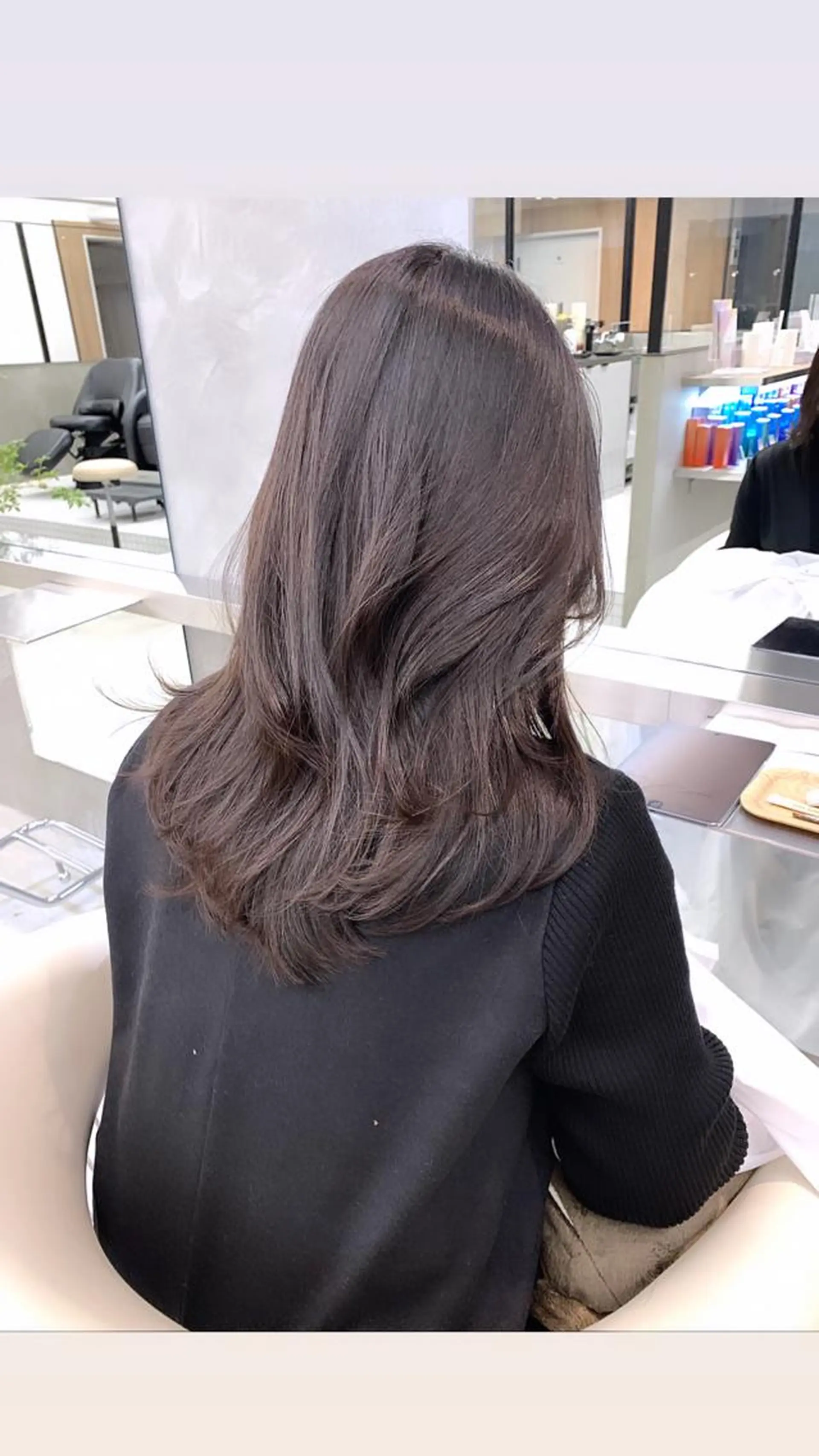 セミロング カラー カット 樫原裕二 /柔らかいカラーのヘアスタイル