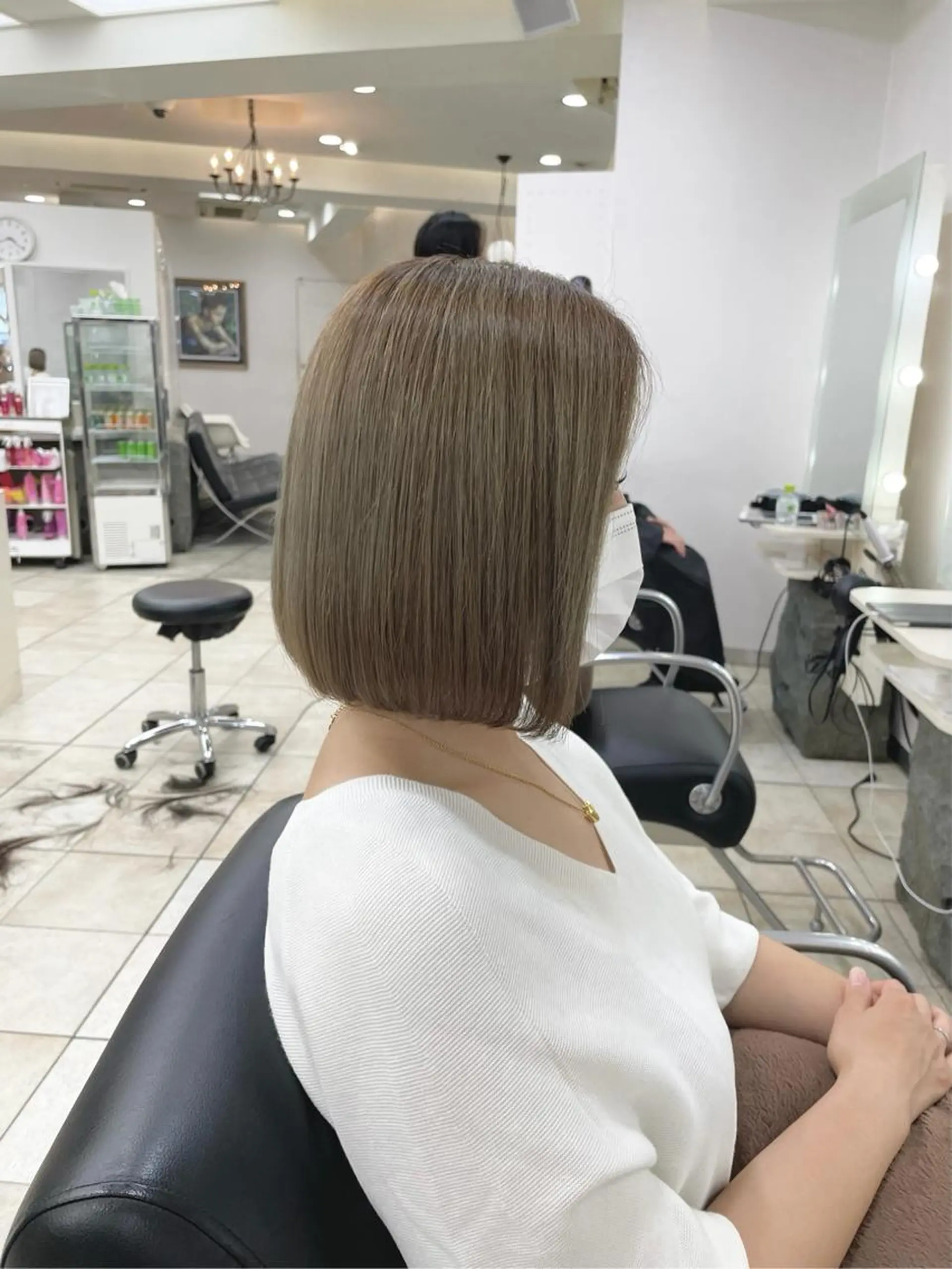 ミディアム 新宿/韓国レイヤー/ 髪質改善/佐藤航のヘアスタイル