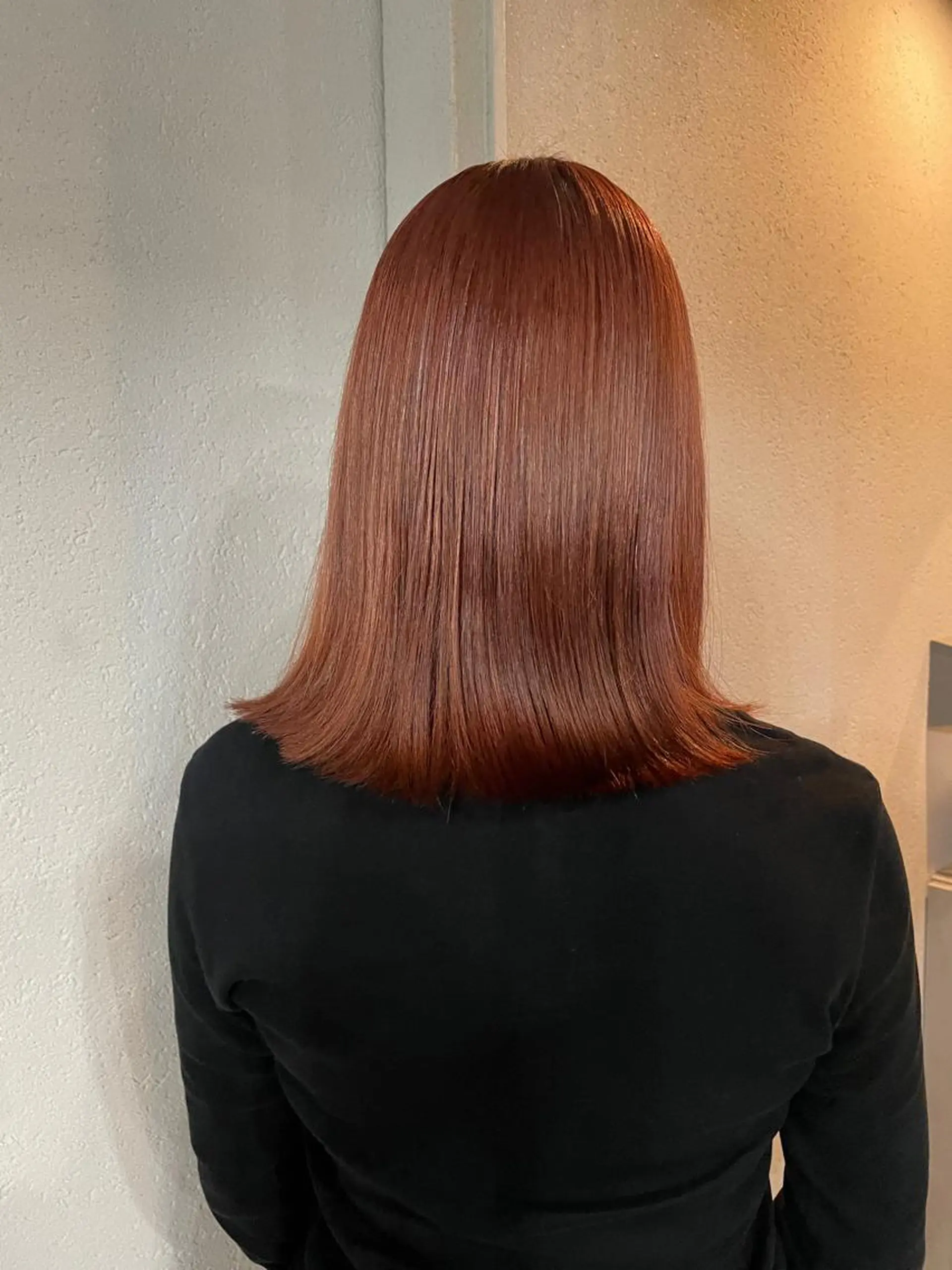 ミディアム カラー ヘアカラー 吉田一輝 外国人パーマのヘアスタイル