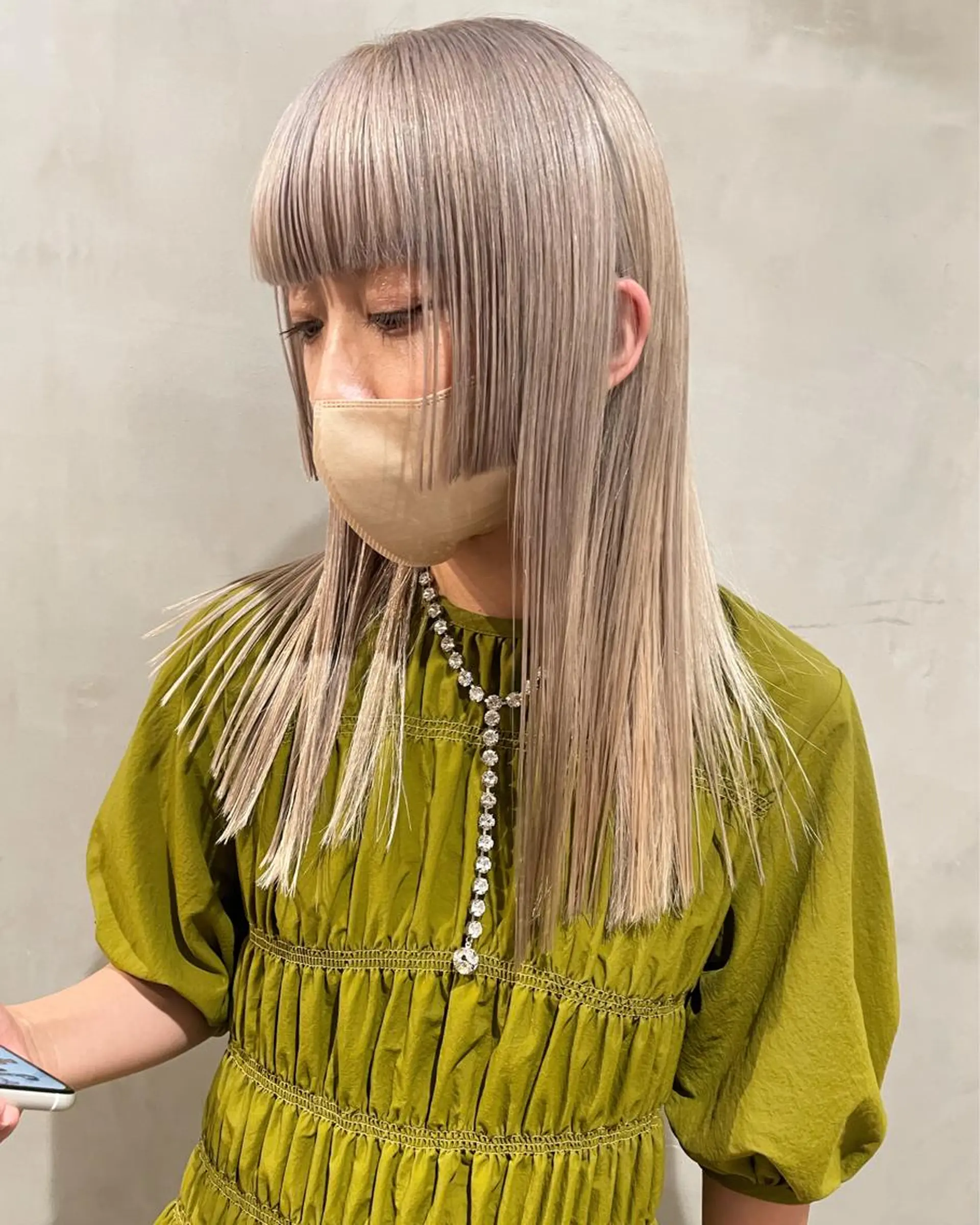 ミディアム カラー カット ヘアカラー トリートメント 優作 〜圧倒的信頼〜のヘアスタイル