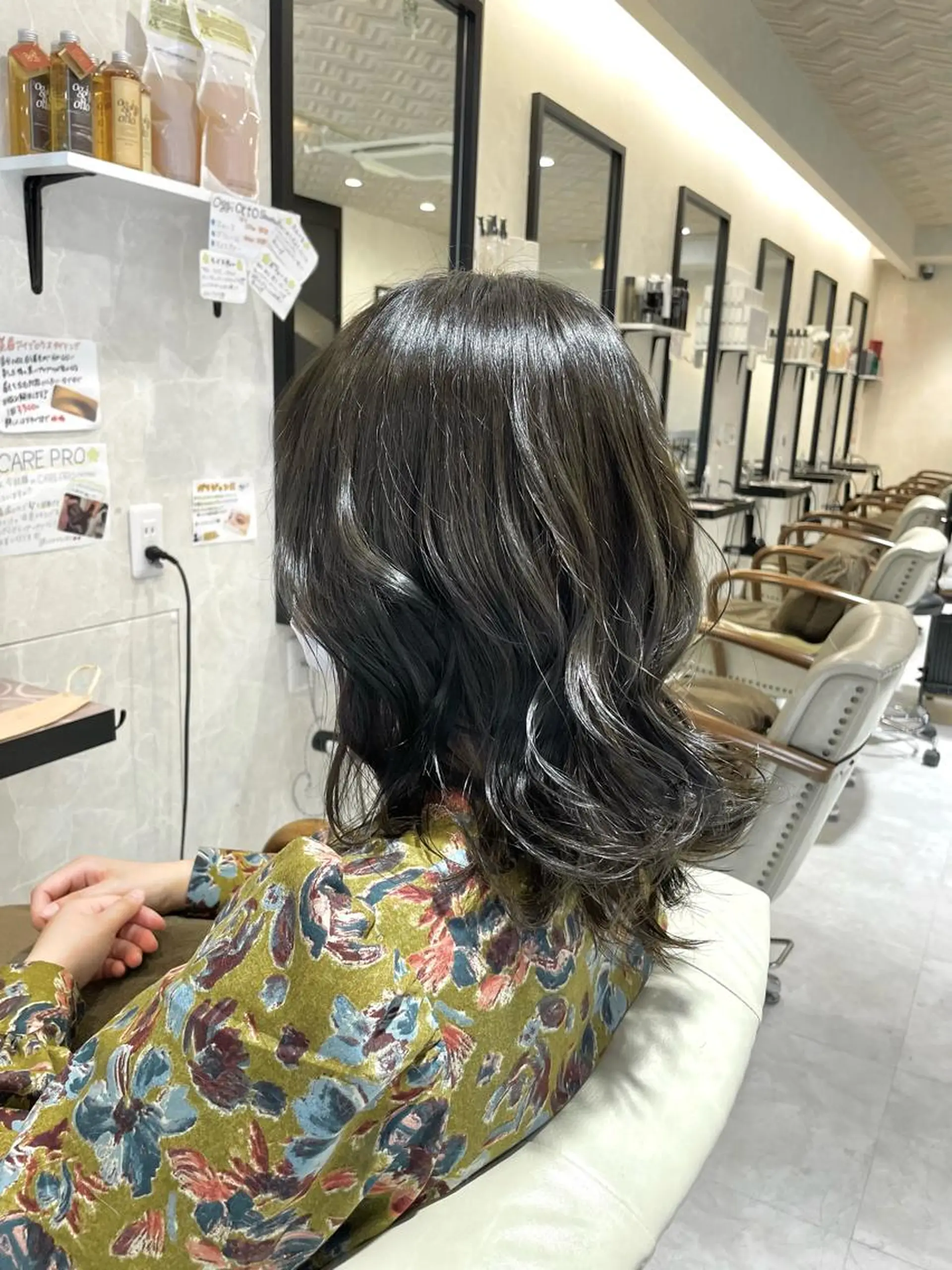 セミロング カラー カット ヘアカラー トリートメント 本店店長☆ 前原海翔のヘアスタイル