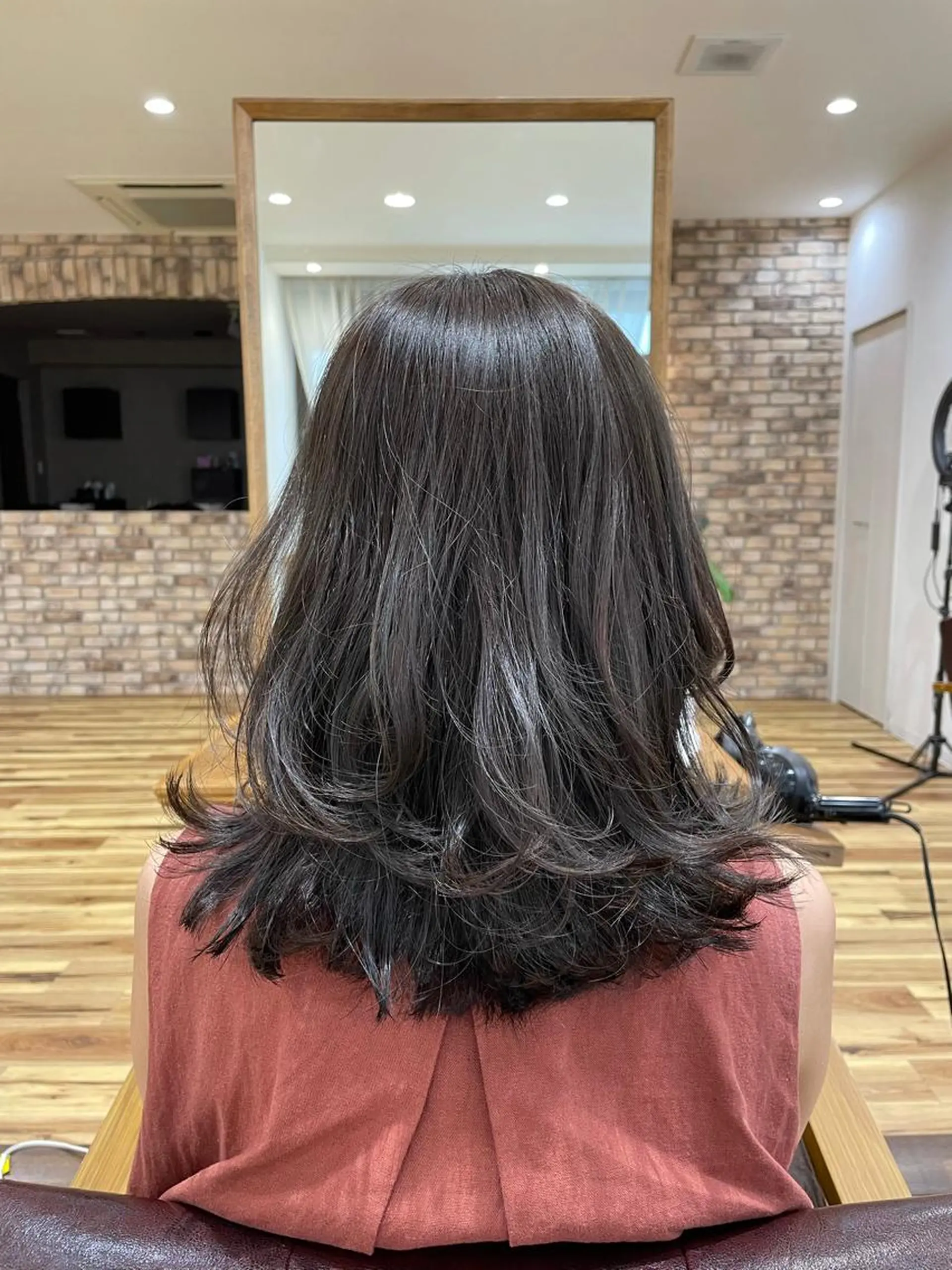 ミディアム YASUHIRO グレージュ/メンズのヘアスタイル