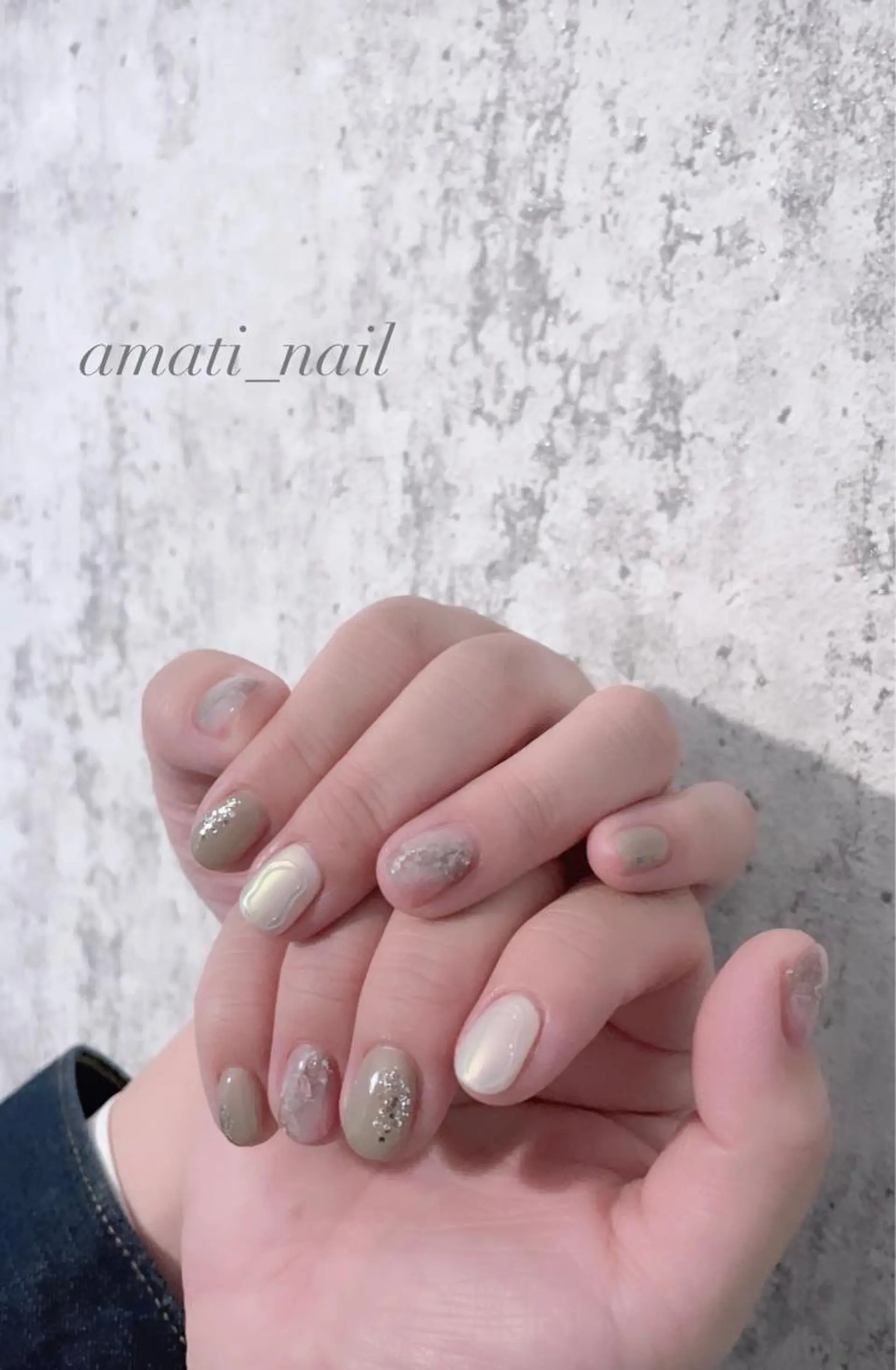 ネイル フットネイル ジェルネイル グラデーション マグネットネイル ミラーネイル ハンドネイル amati_nail TAKAKOのネイルデザイン