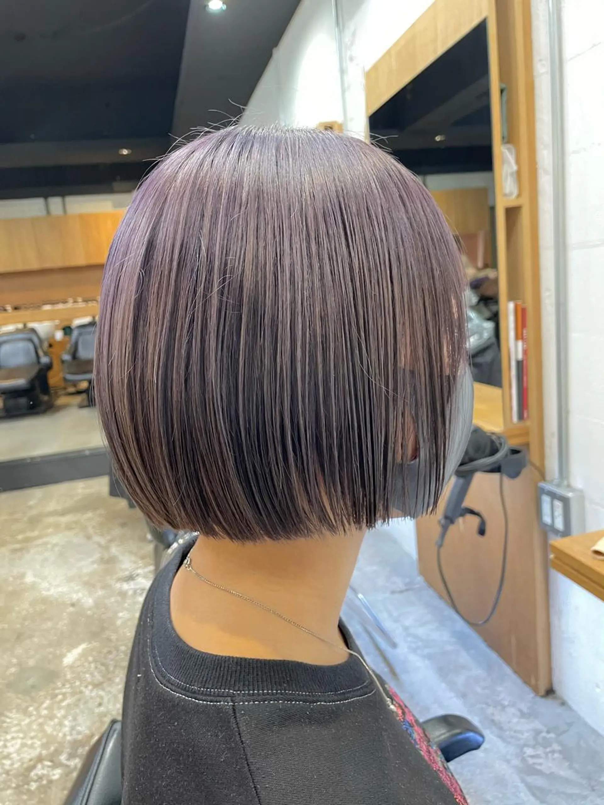 ショート カラー ヘアカラー トリートメント 🌿レイヤーボブ/パ ーマ🌿　木梨健太のヘアスタイル