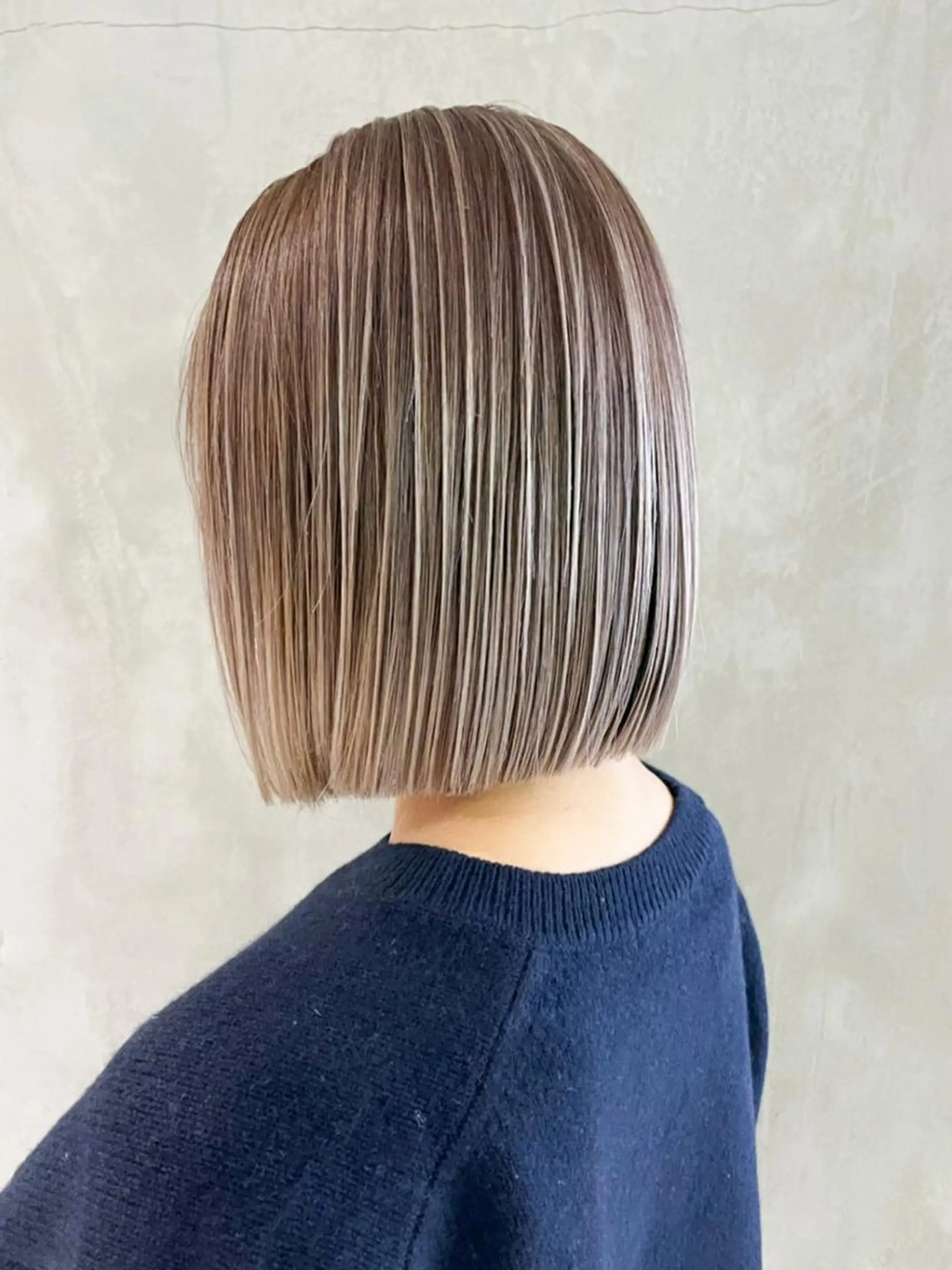 ミディアム カラー パーマ ヘアアレンジ ボブ ITbyALBUM 中野店のヘアスタイル