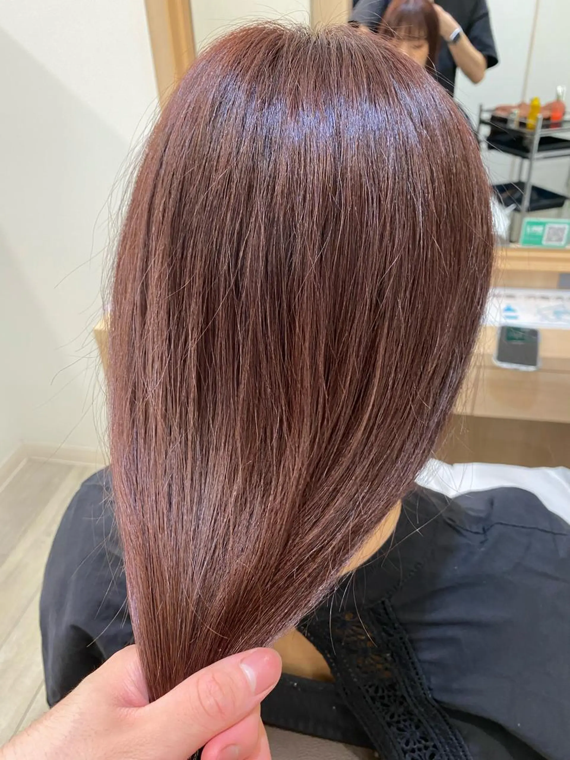 ロング カラー 坂上 立のヘアスタイル