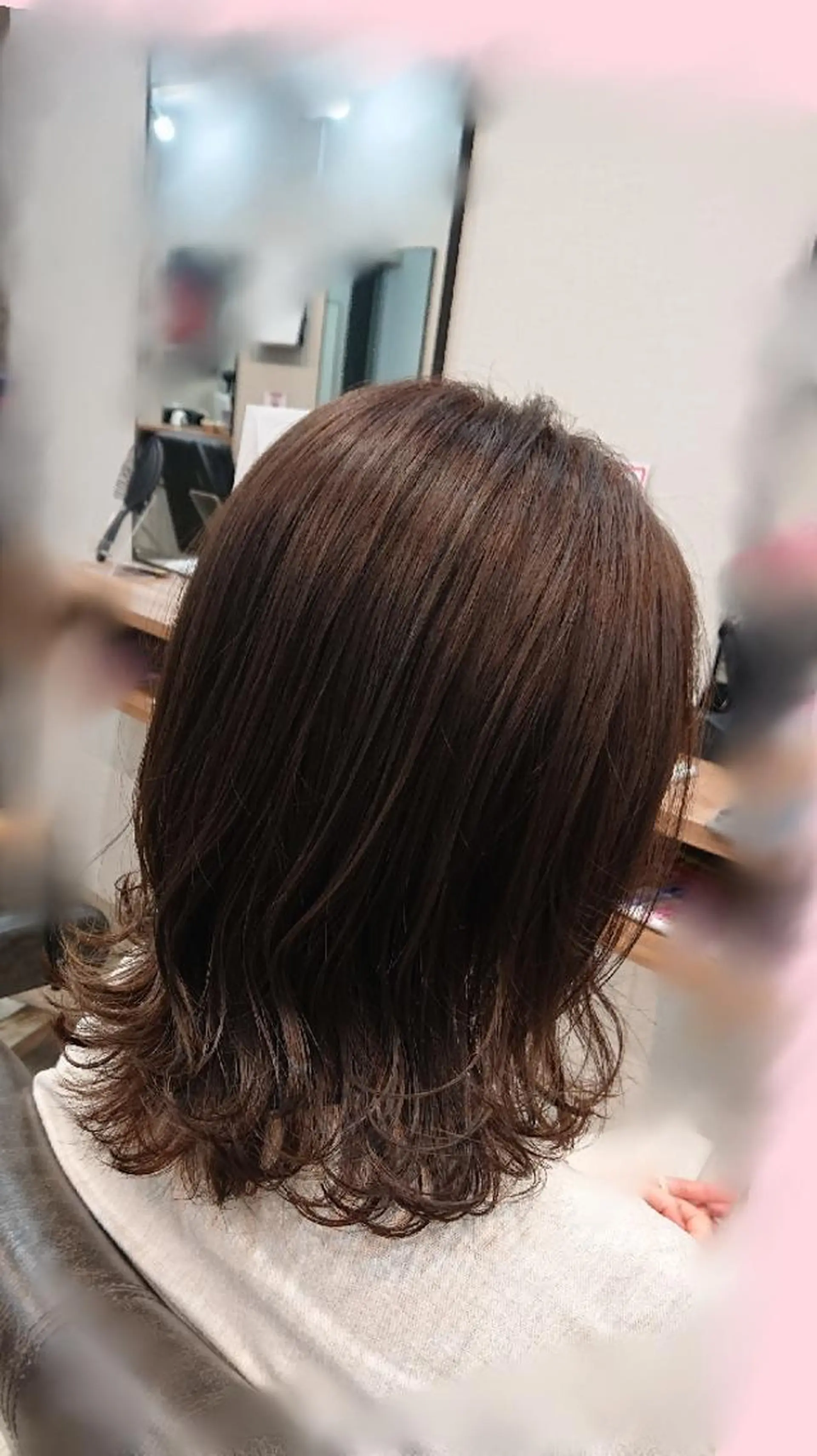 ミディアム カット ヘアカラー トリートメント 松浦 美和【miwa】のヘアスタイル