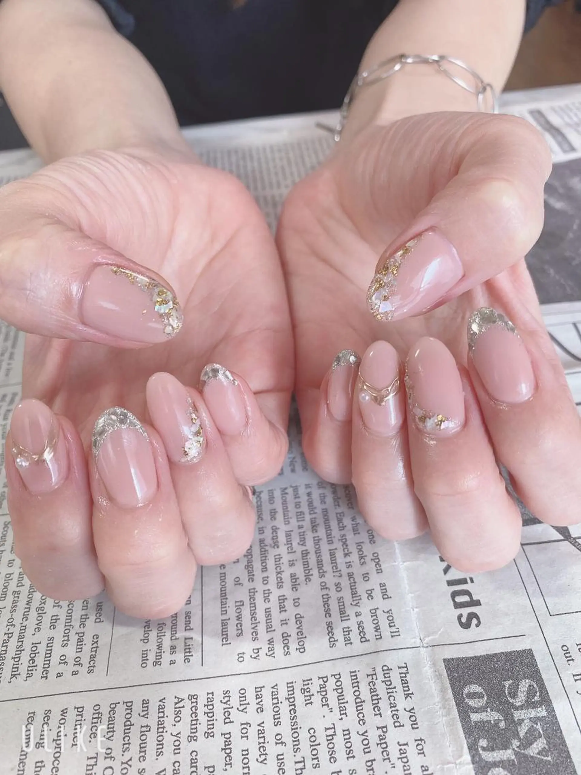 ネイル ミラーネイル ハンドネイル ハンドケア 森山 舞のネイルデザイン