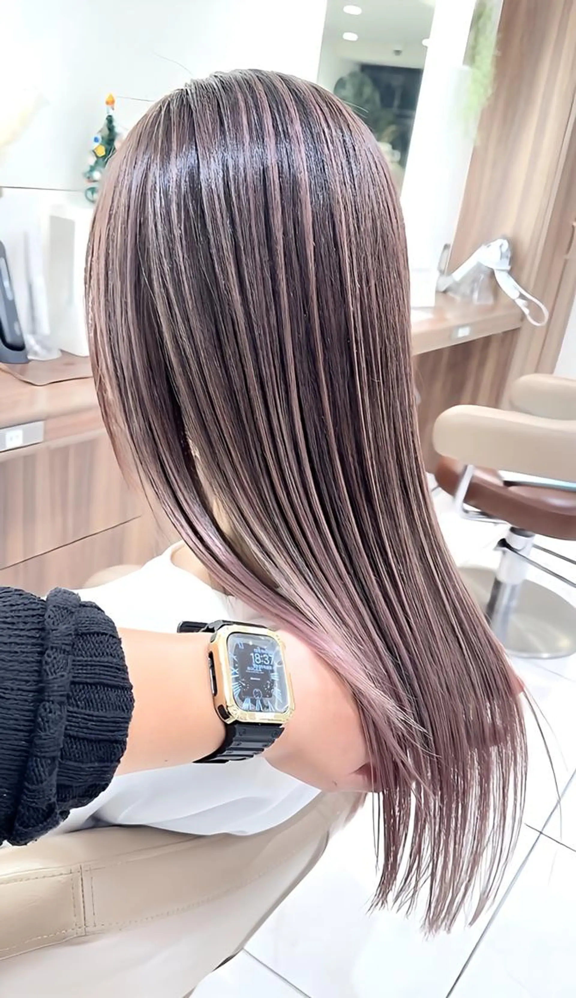 カラー ロング バレイヤージュ 髪質改善 レイヤーカット ヘアカラー トリートメント 大宮/バレイヤージュ 髪質改善/澤田隆誠のヘアスタイル