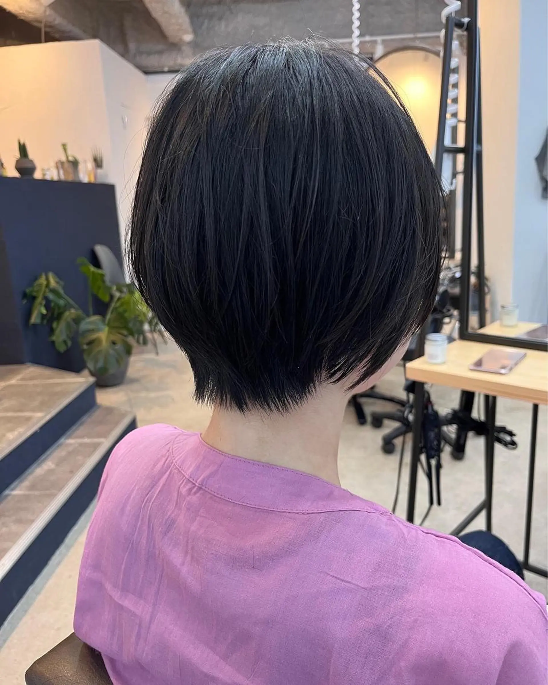 ショート ショートボブ ケアカラー ボブ ショートヘア 小顔カット 山田 勇真のヘアスタイル