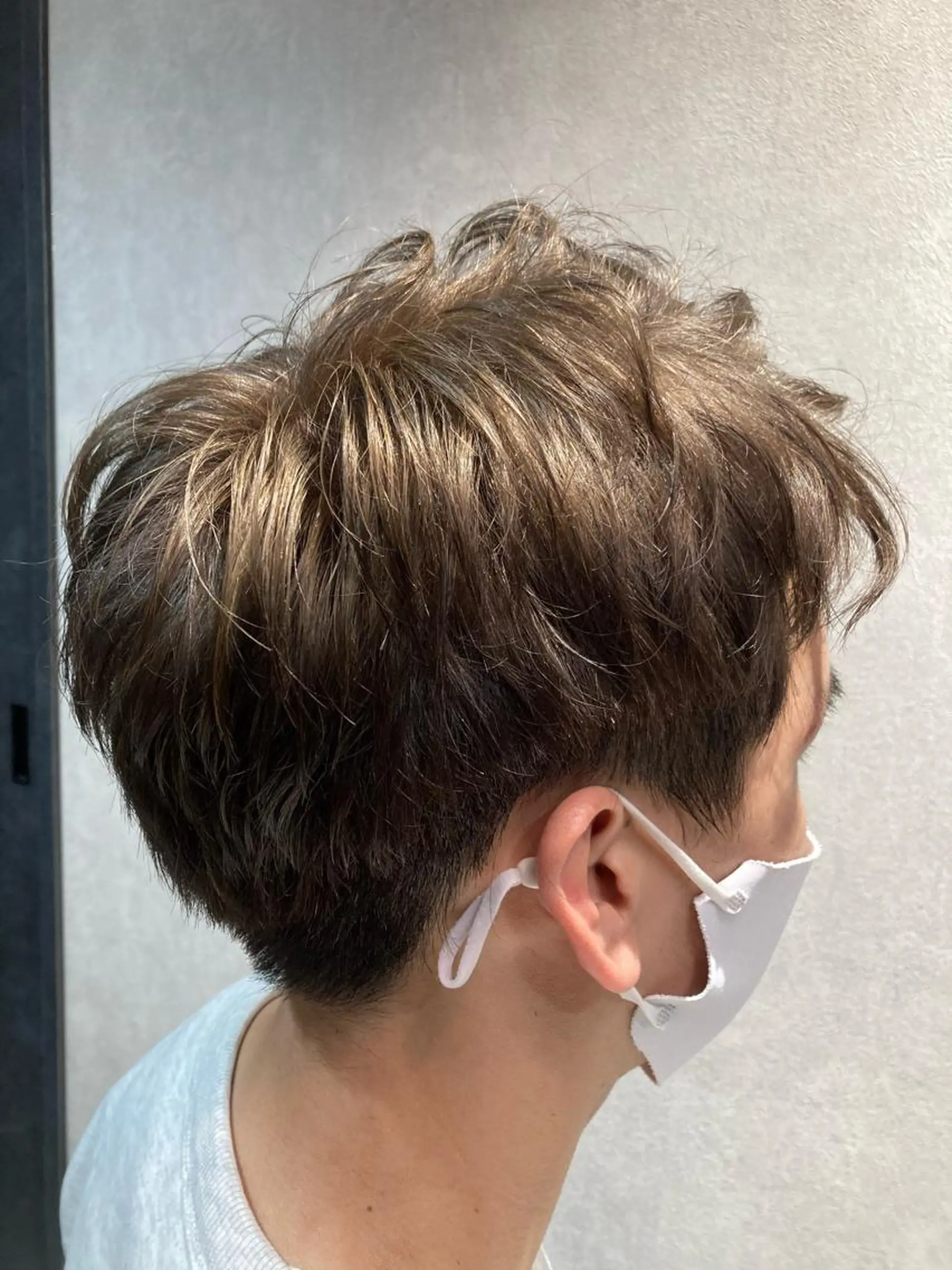 ショート カラー メンズ 宮下 弦也のヘアスタイル