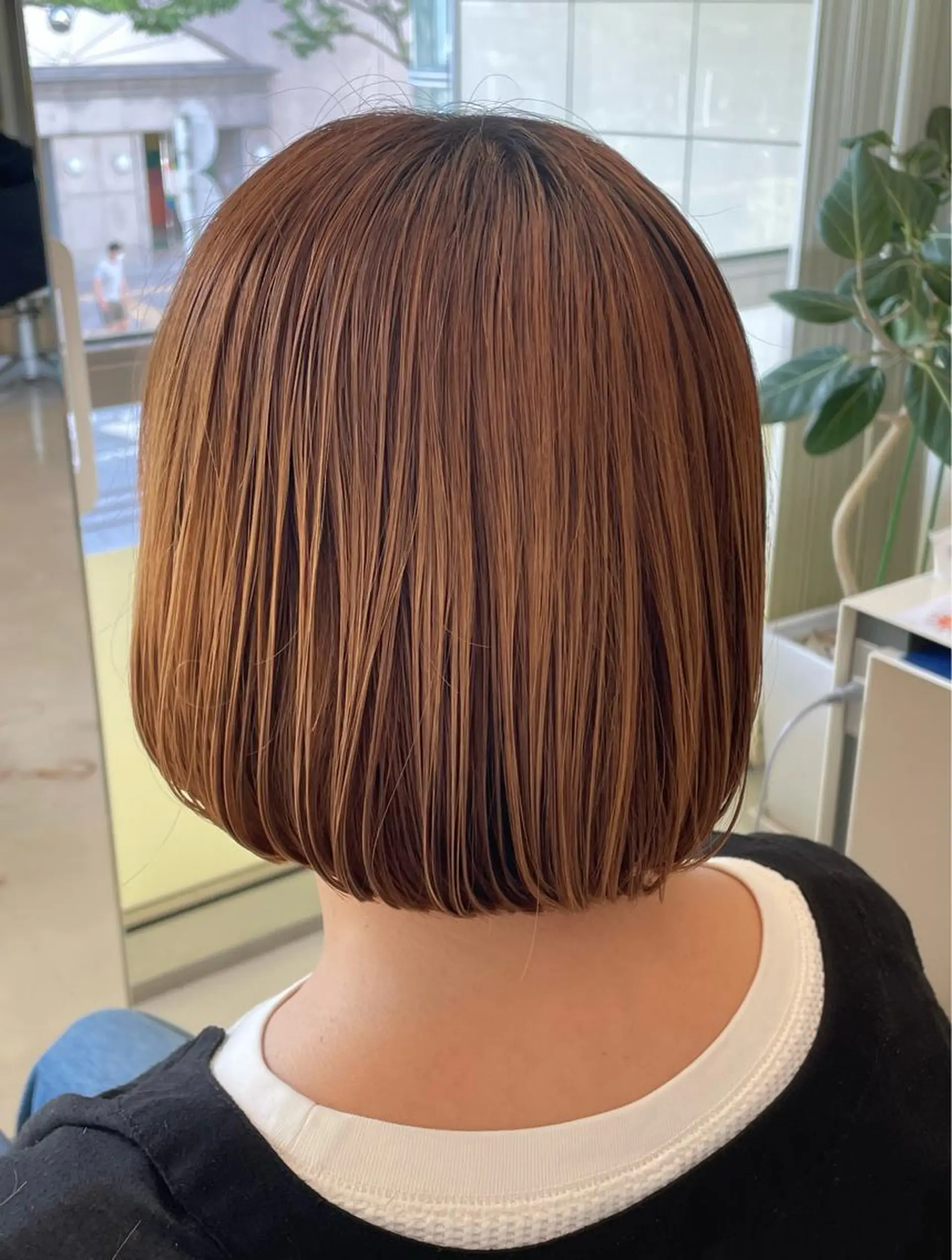 ミディアム ボブ 山本 菜月のヘアスタイル