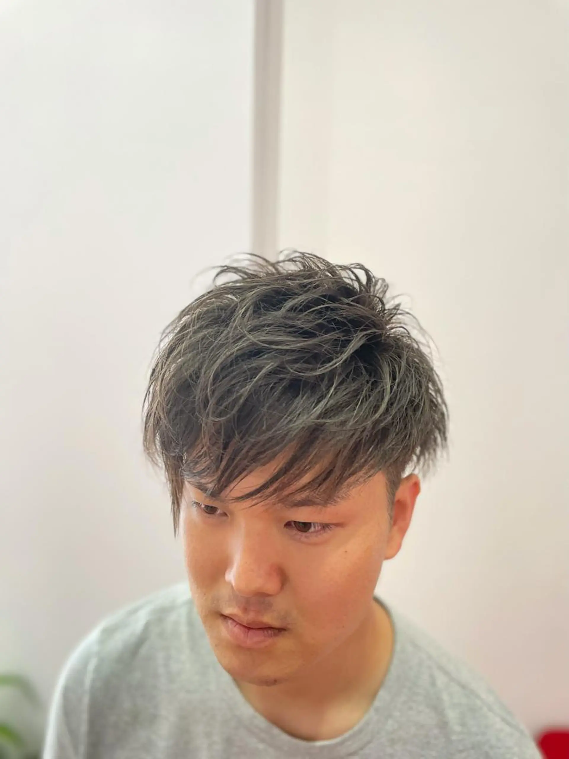 メンズ メンズパーマ カット 長屋 裕也のヘアスタイル