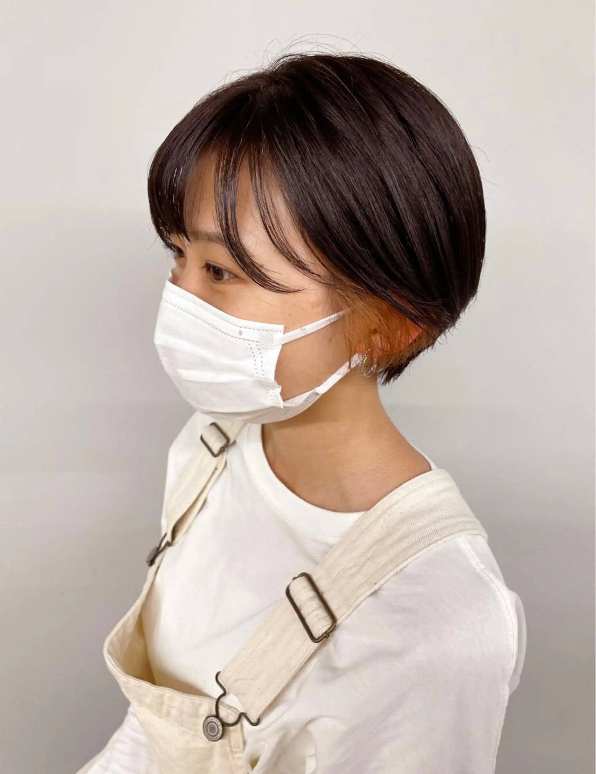 ショート カラー ベージュカラー インナーカラー オレンジ オレンジベージュ Koto🌿 ブリーチなしカラーのヘアスタイル