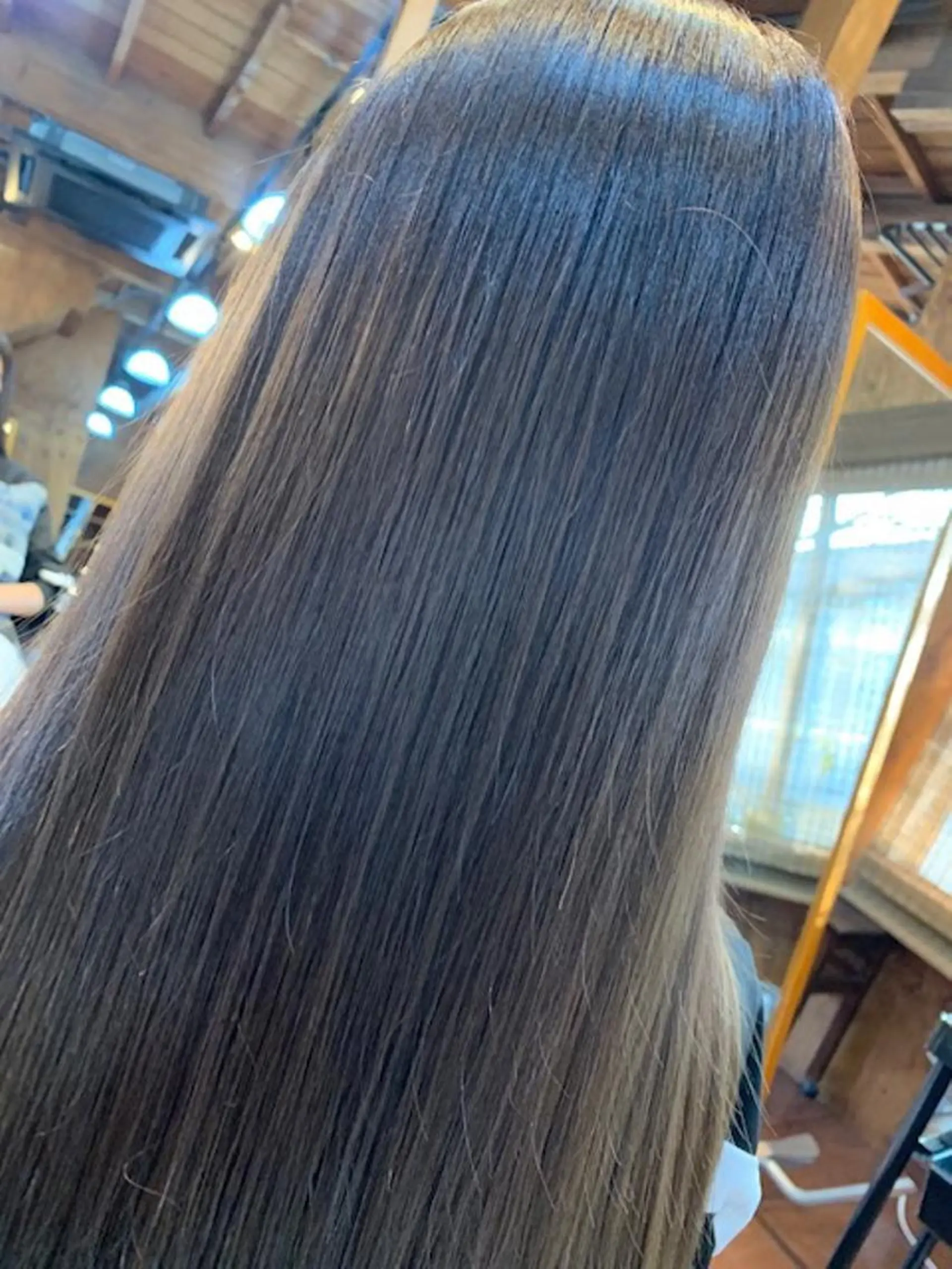 ロング カラー トリートメント ＠kutsu tetsuoのヘアスタイル