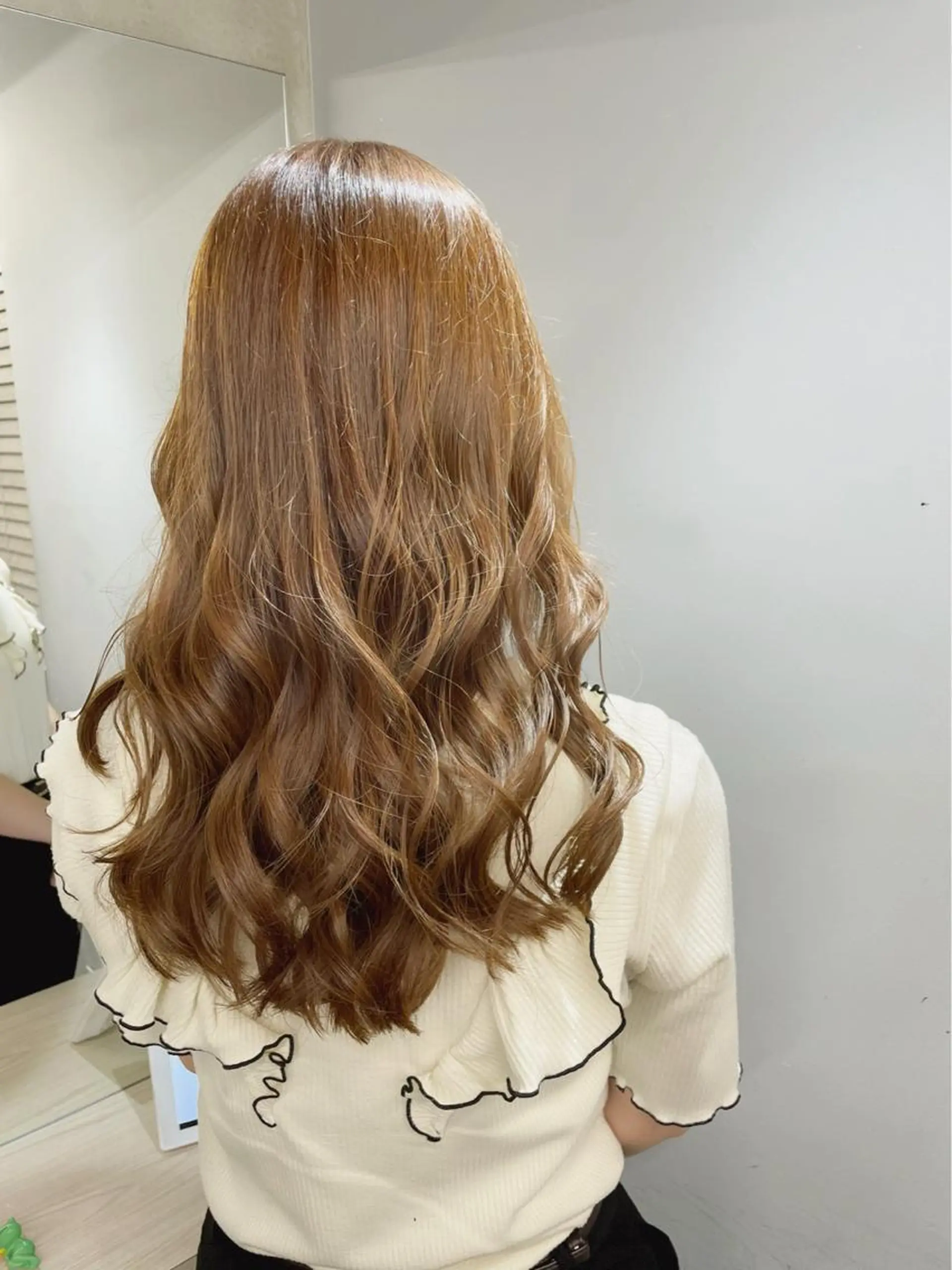ロング カラー カット ヘアカラー トリートメント 韓国風レイヤーカット 💕髪質改善💫拓海のヘアスタイル