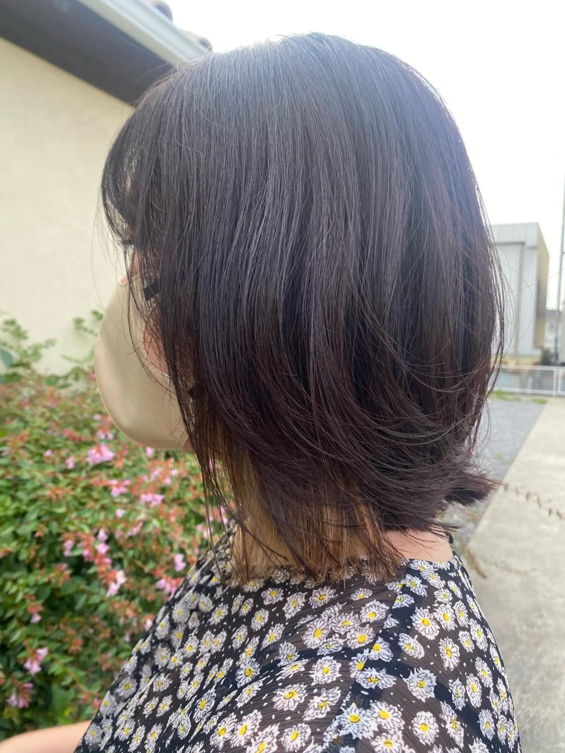 ミディアム カラー イヤリングカラー sagedoue MIZUKI✂️のヘアスタイル