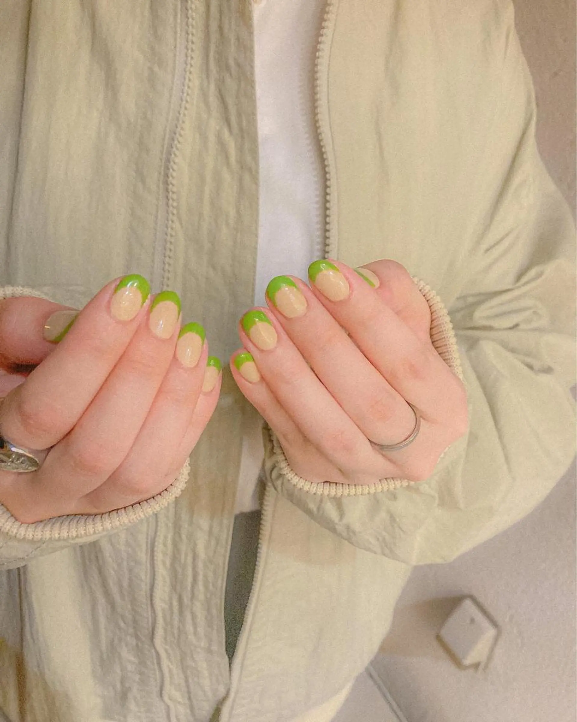 ネイル フレンチネイル ワンカラーネイル n a l u /natsumiのネイルデザイン