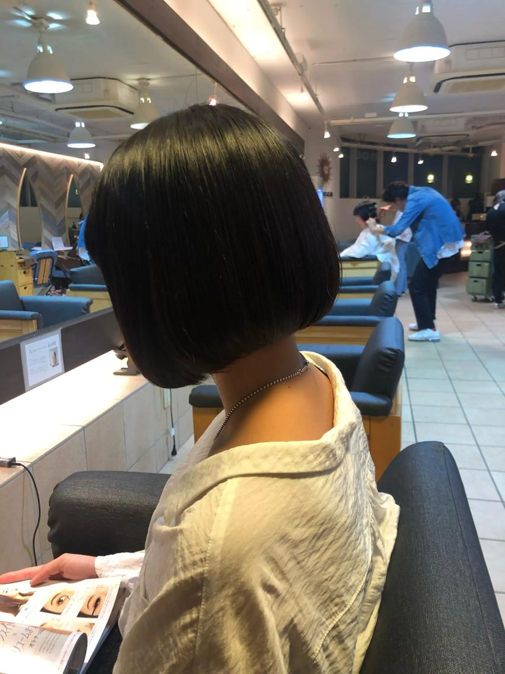 ショート カット 縮毛矯正 effect所属・SATO YUKA🌟のヘアスタイル