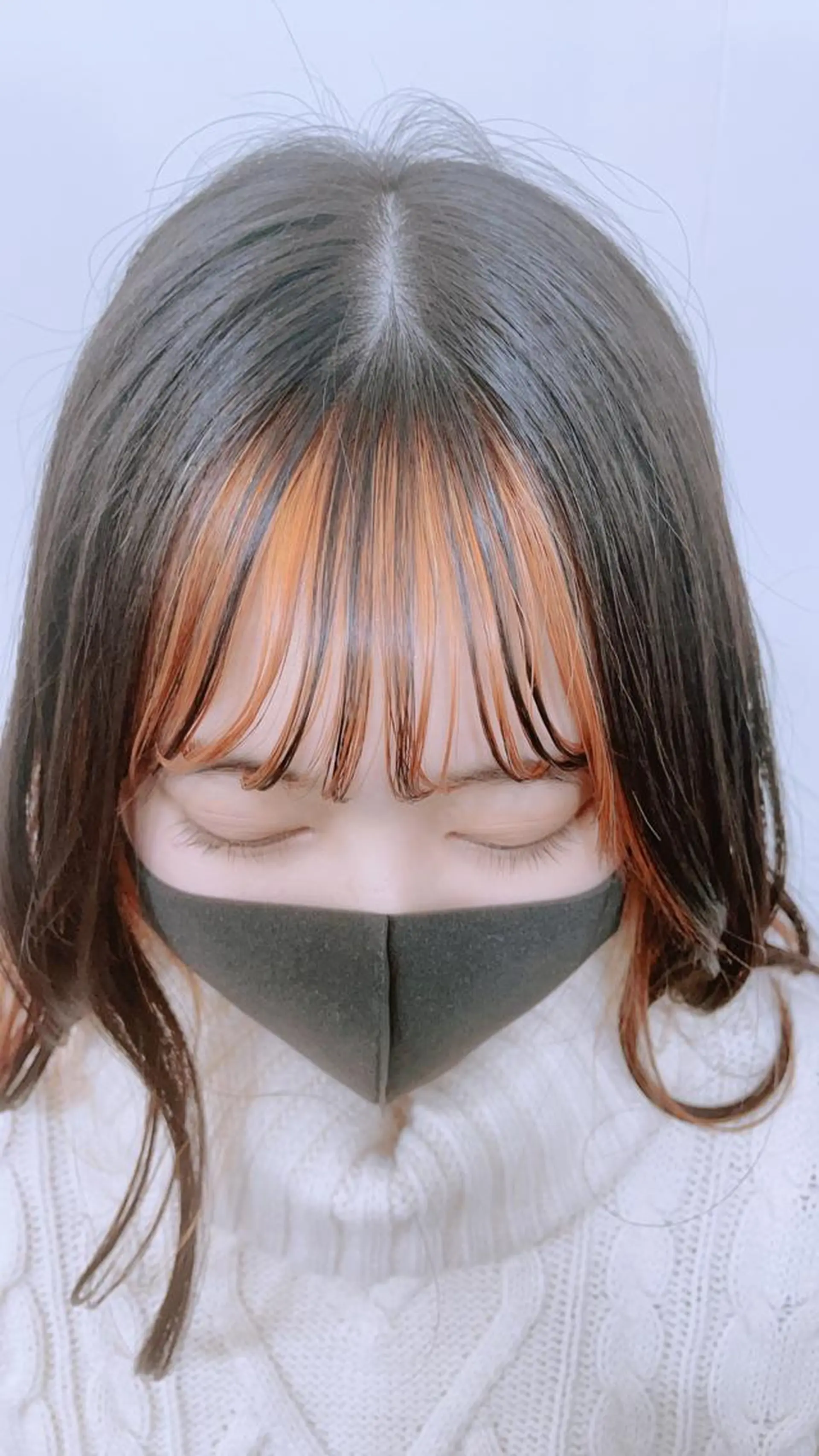 セミロング カラー Hitotose代表 中島和樹のヘアスタイル