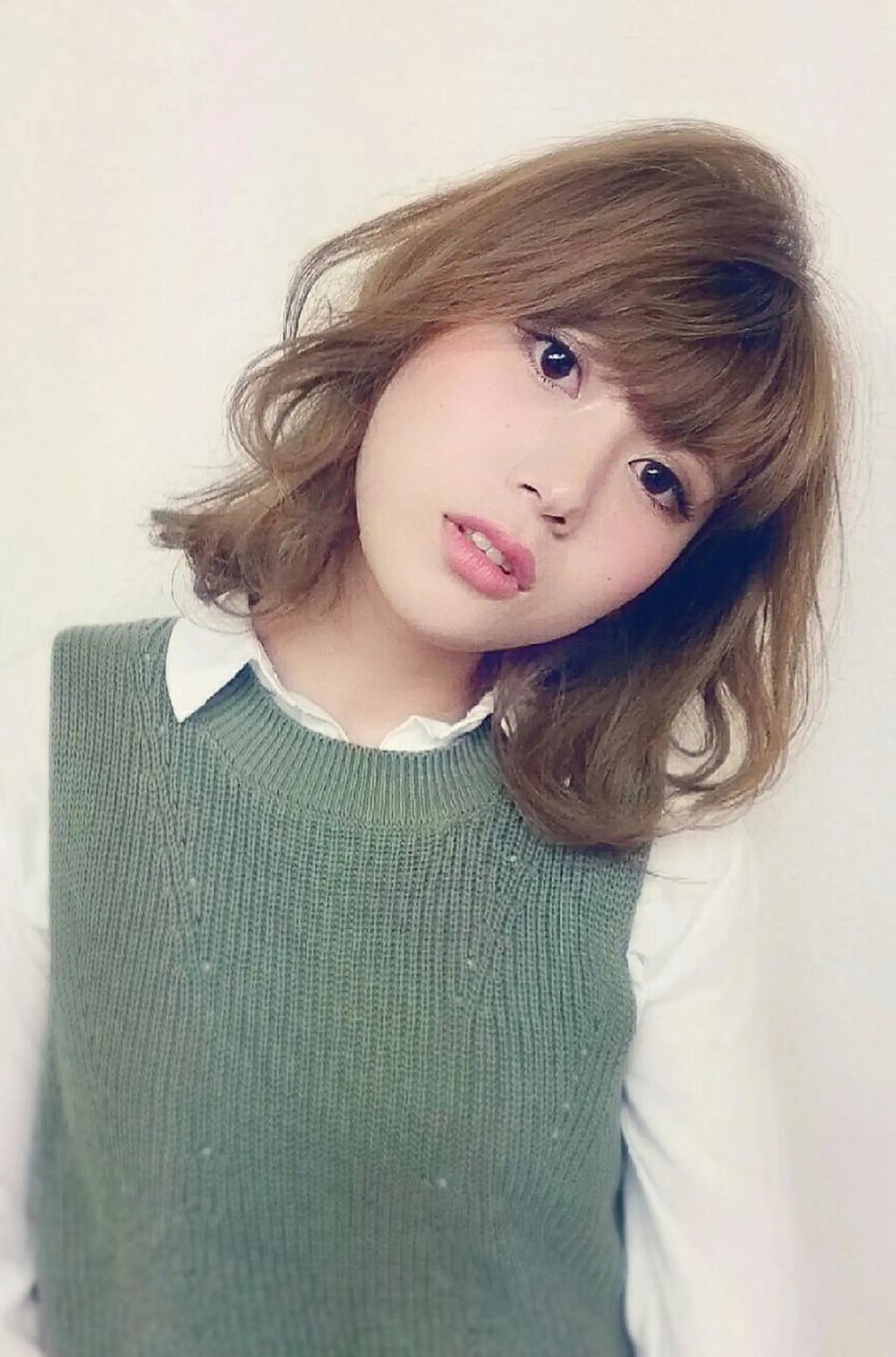 ミディアム セミロング ロング カラー イエローカラー 芝 幸大のヘアスタイル