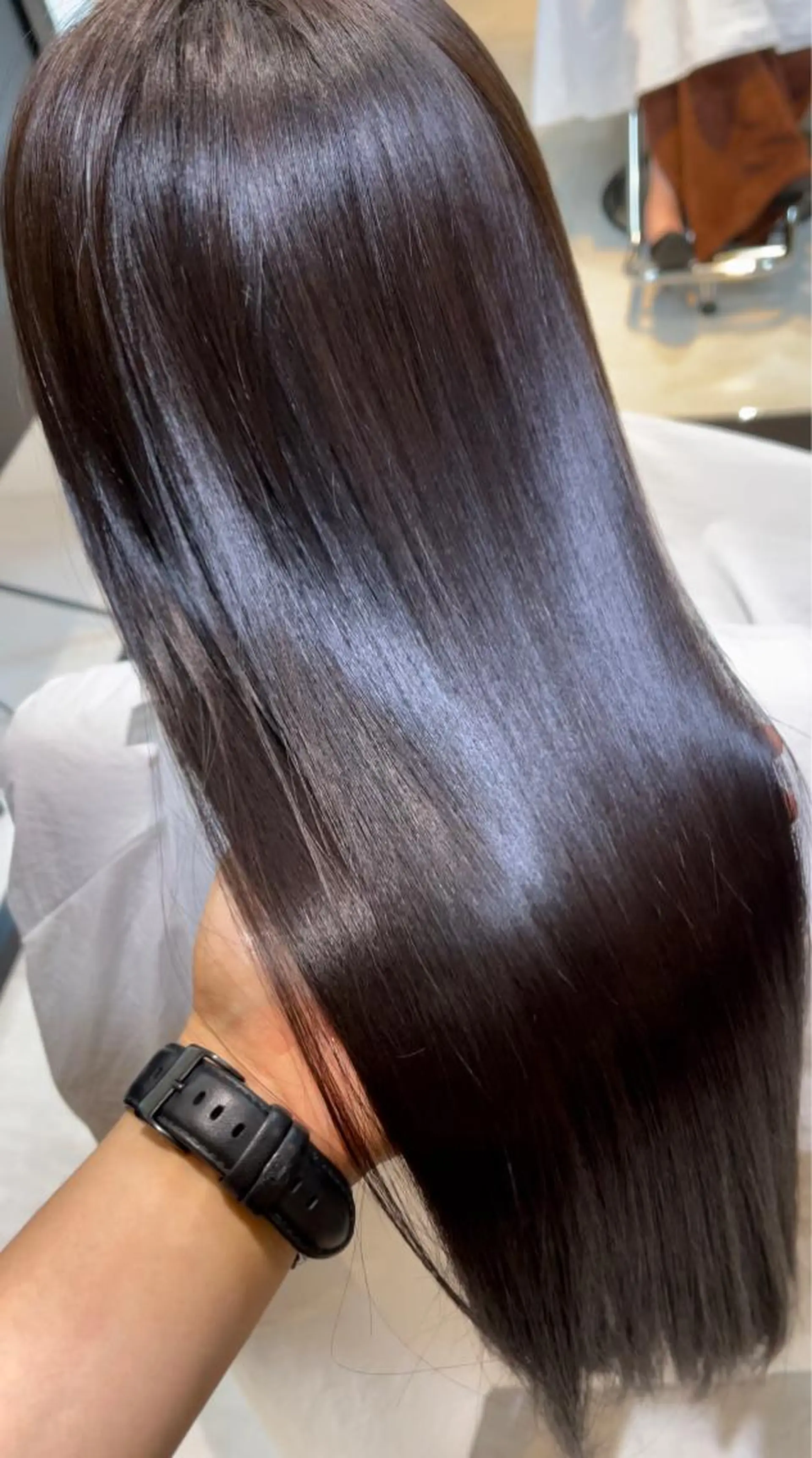 ロング 髪質改善 カット 縮毛矯正 biscohair 髪にドラマを。のヘアスタイル