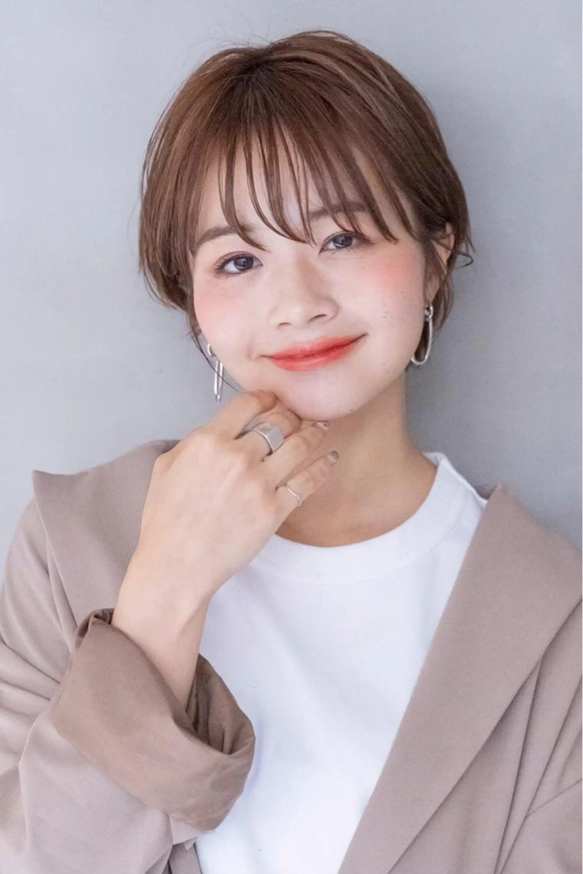 ショート カラー 髪質改善／艶髪特化 /柔らかさ/清水翔矢のヘアスタイル