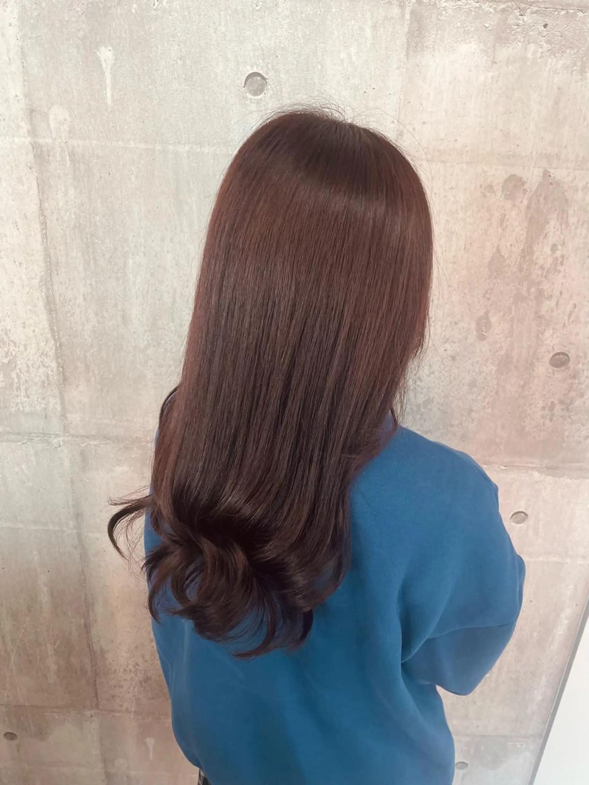 カラー ブラウンカラー ピンクカラー カット ヘアカラー _WHITE浜松店 もえかのヘアスタイル