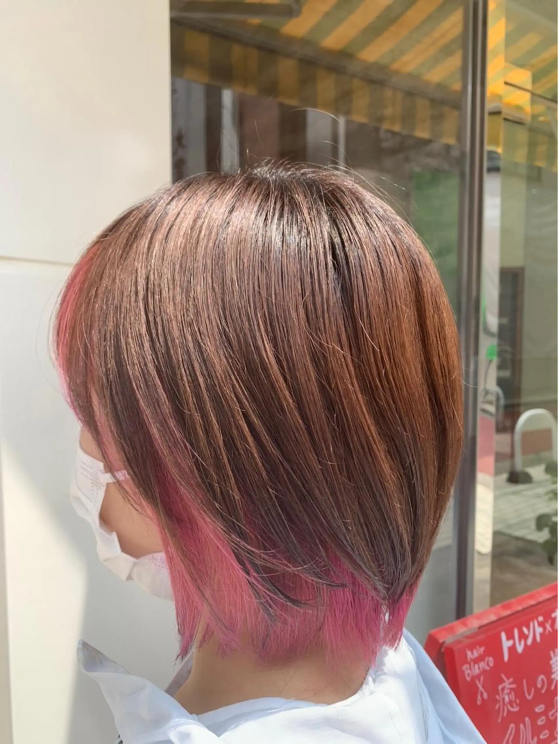 ミディアム カラー ピンクカラー 🫟Blanco🫟 Color&Careのヘアスタイル